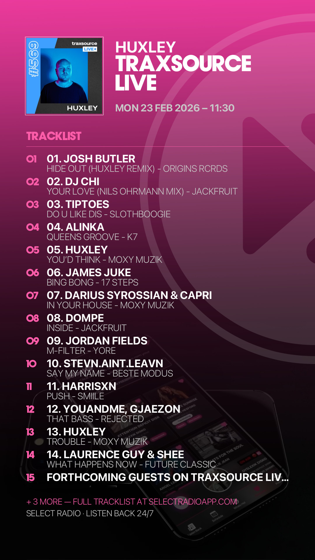 Tracklist Story Preview