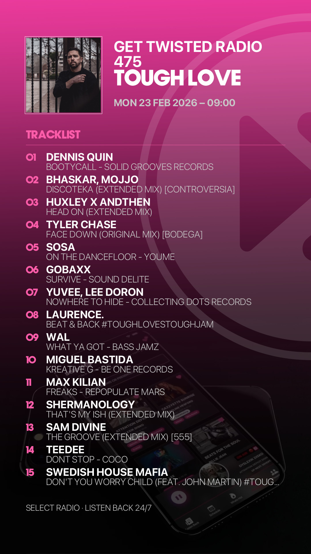 Tracklist Story Preview
