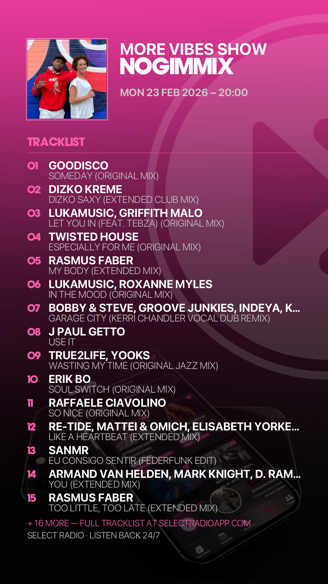 Tracklist Story Preview