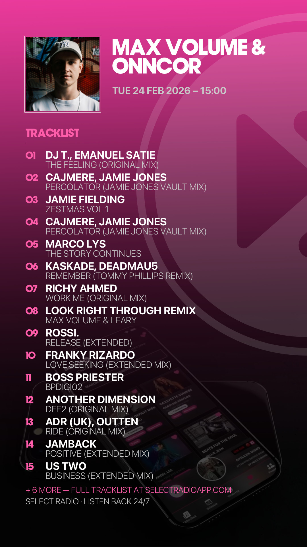 Tracklist Story Preview