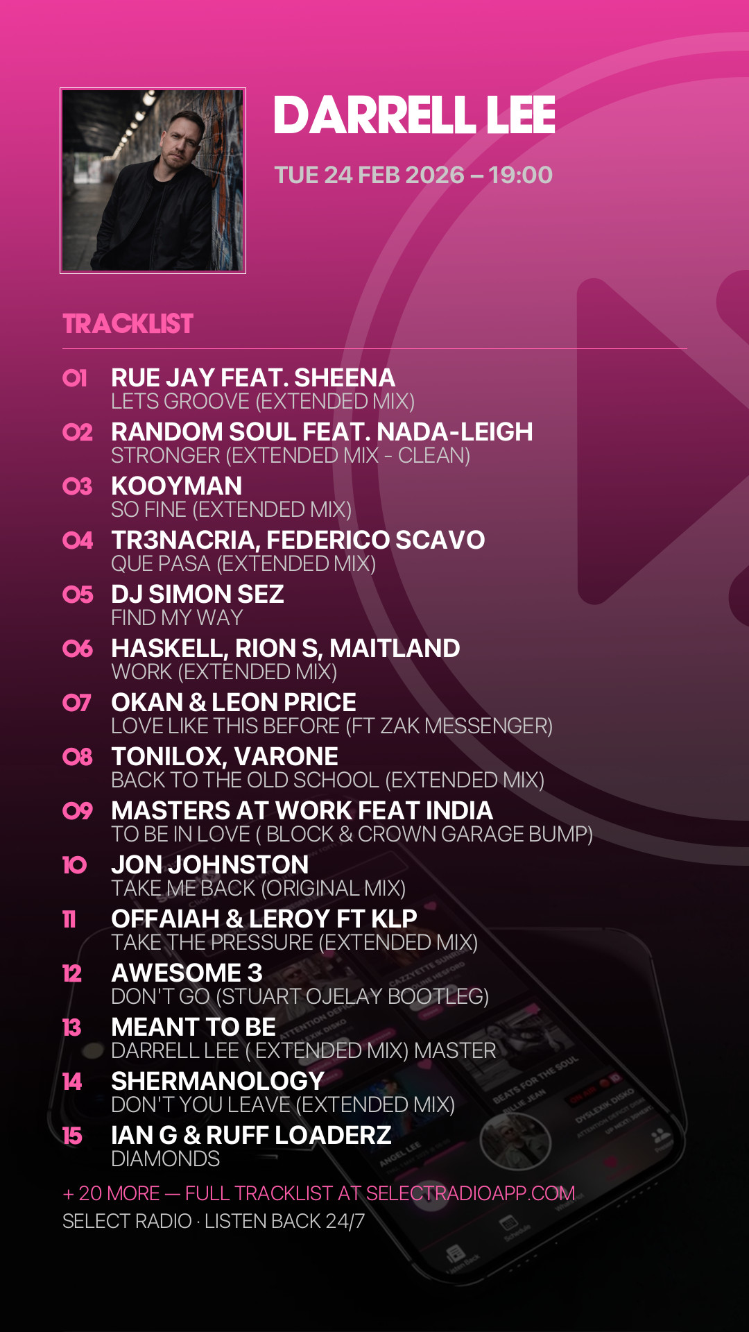 Tracklist Story Preview