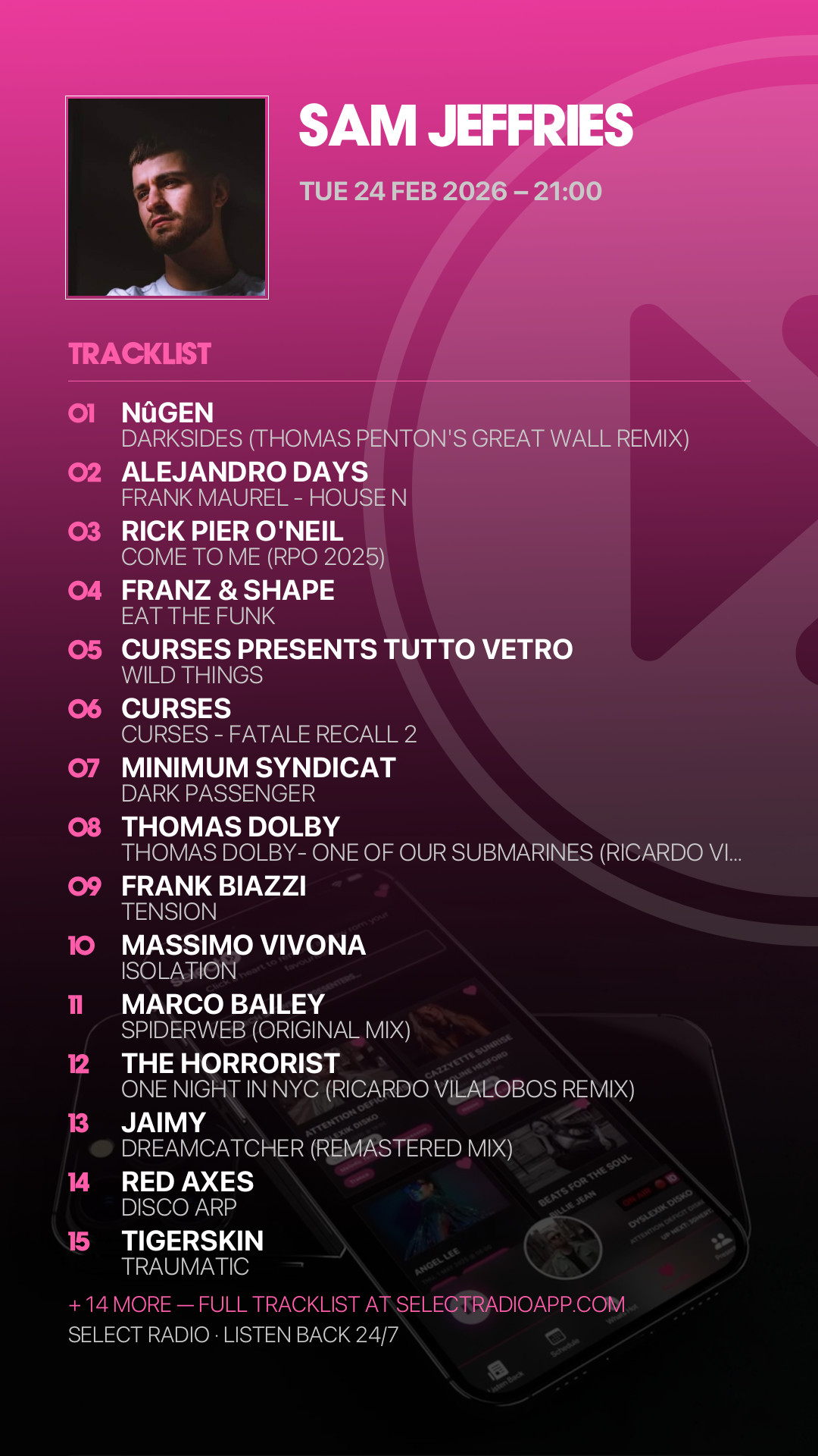 Tracklist Story Preview