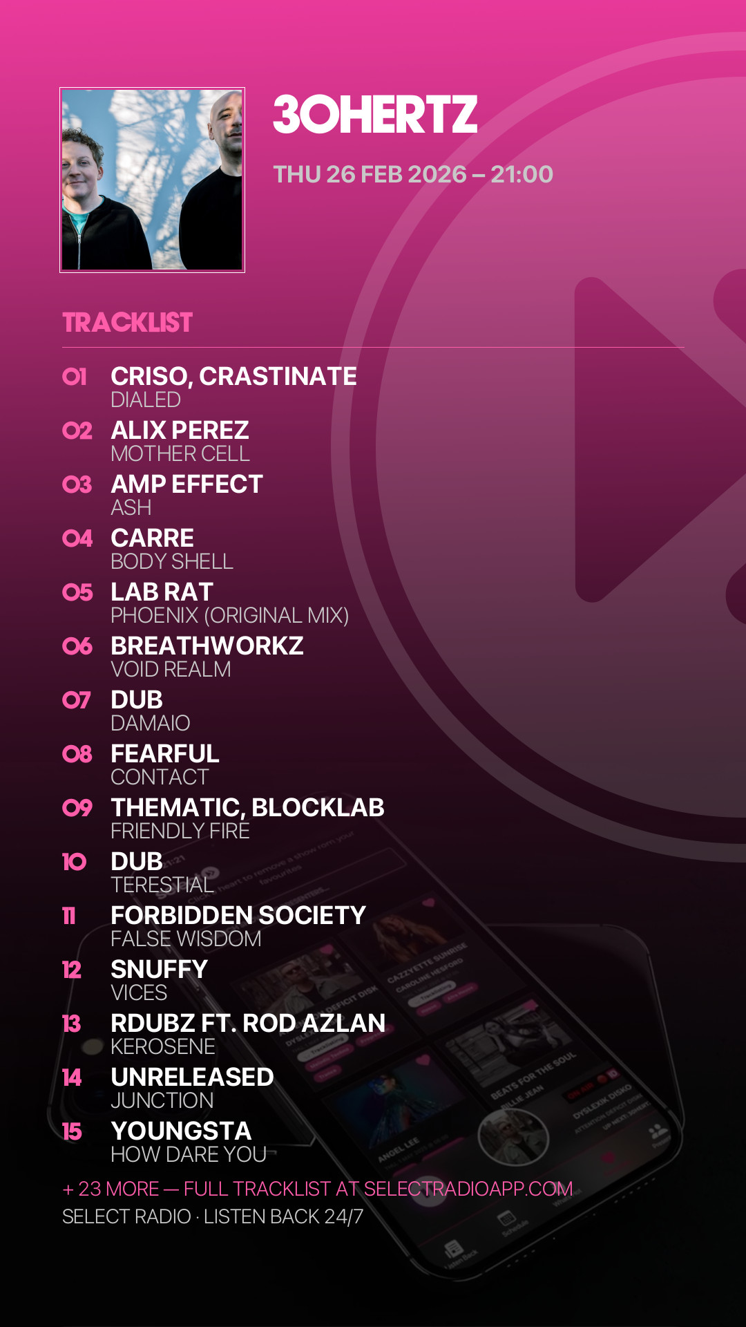 Tracklist Story Preview