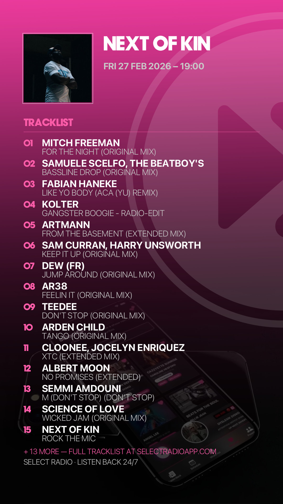 Tracklist Story Preview