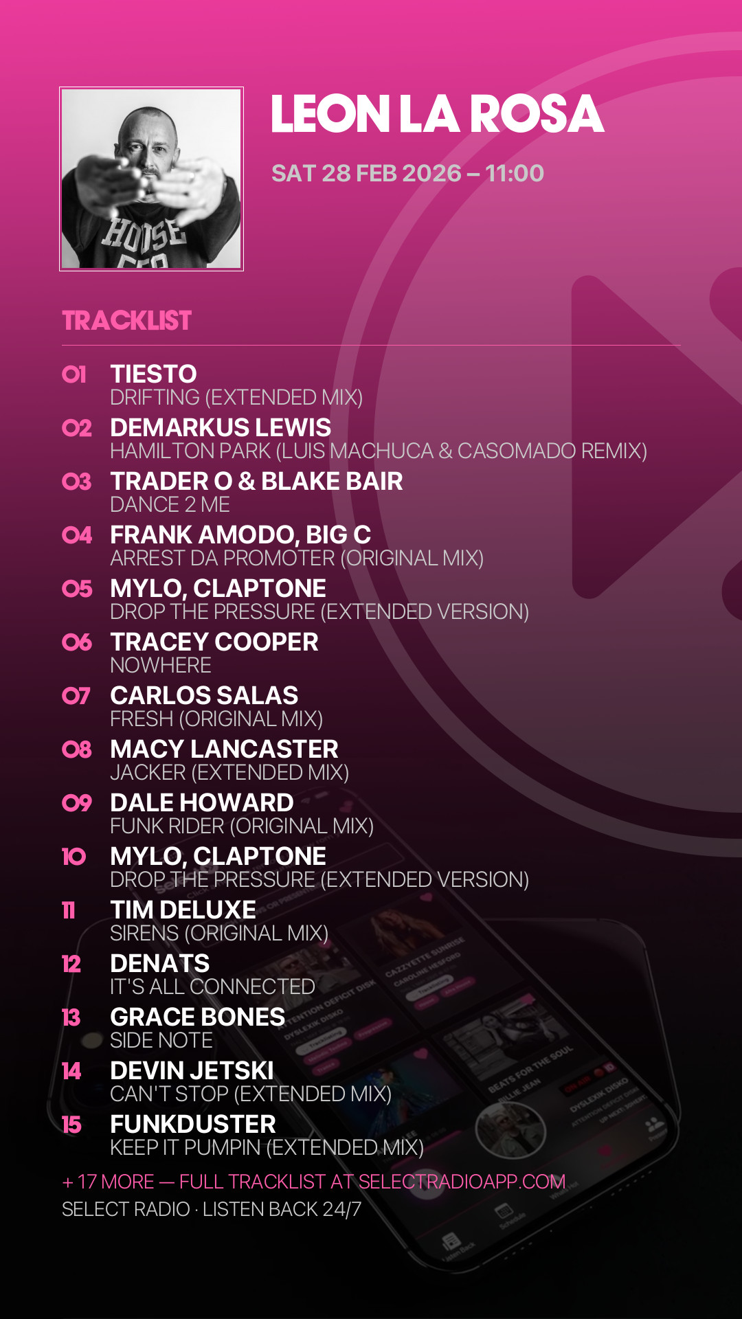Tracklist Story Preview