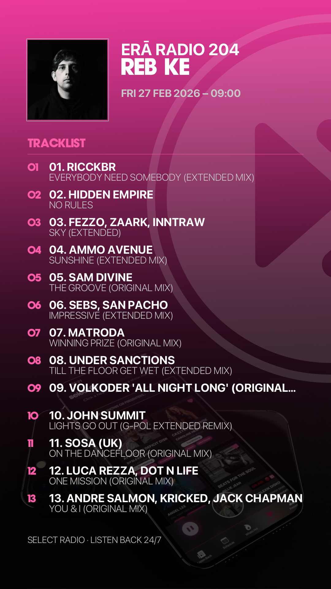 Tracklist Story Preview
