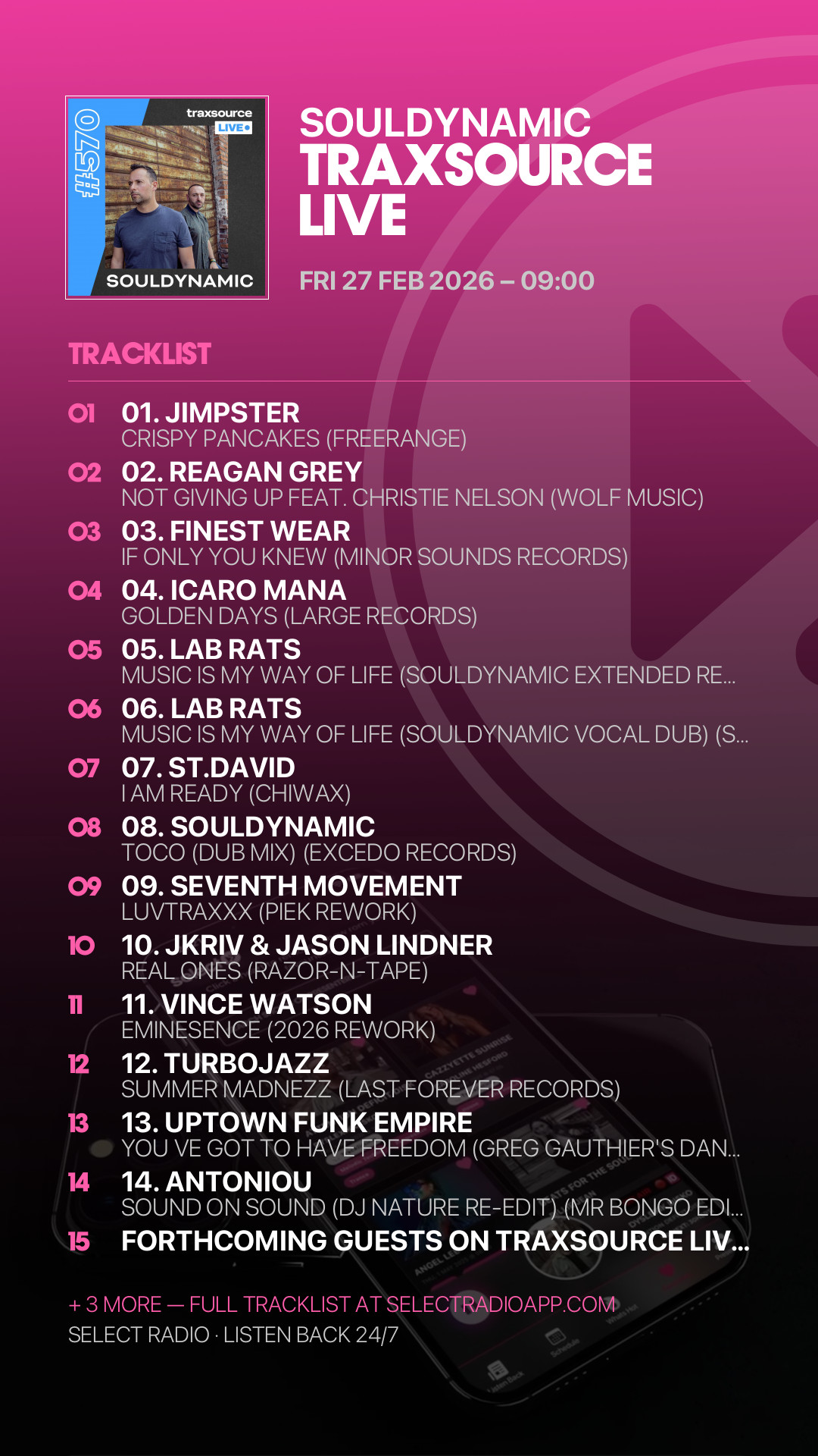 Tracklist Story Preview