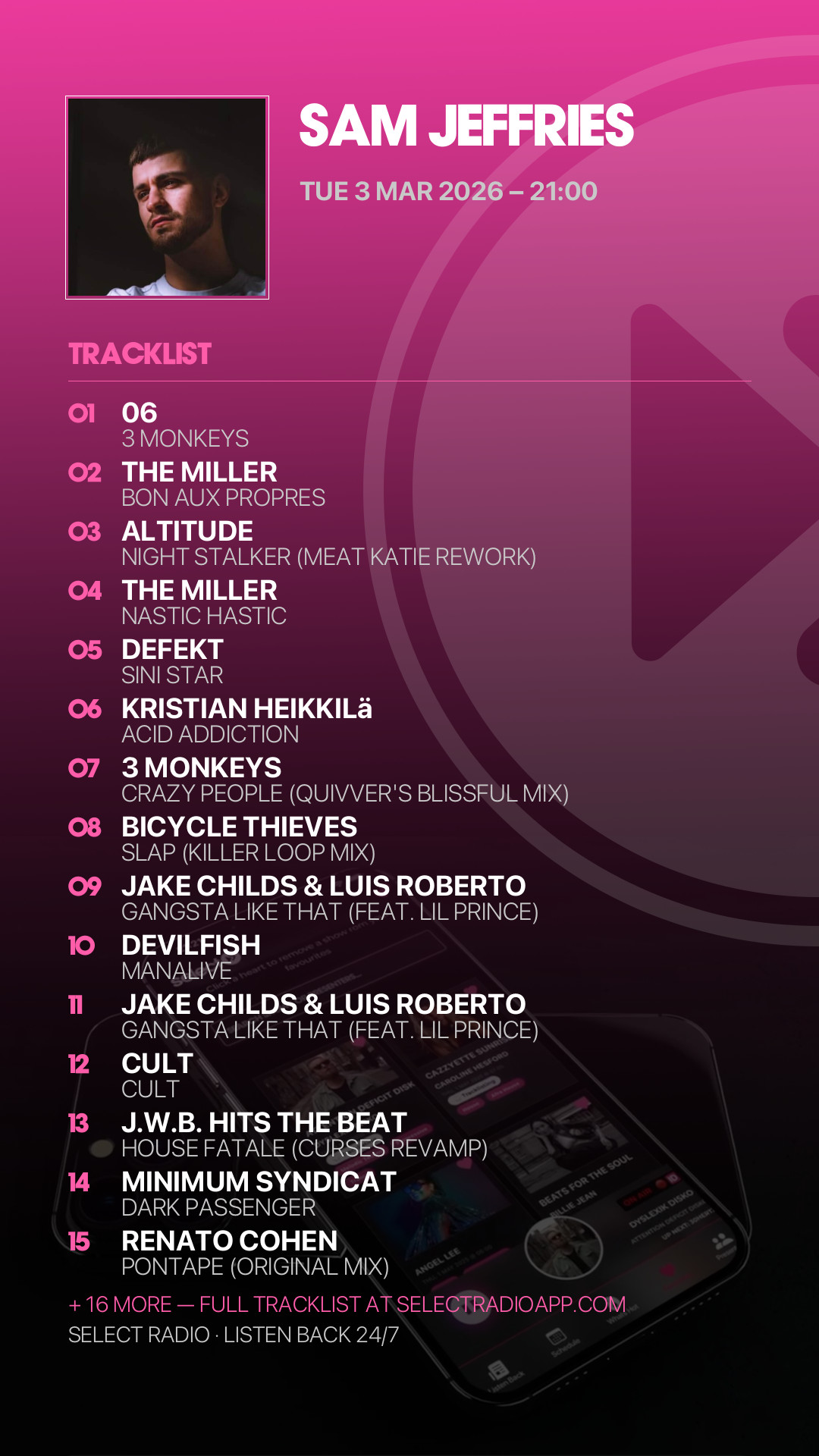 Tracklist Story Preview