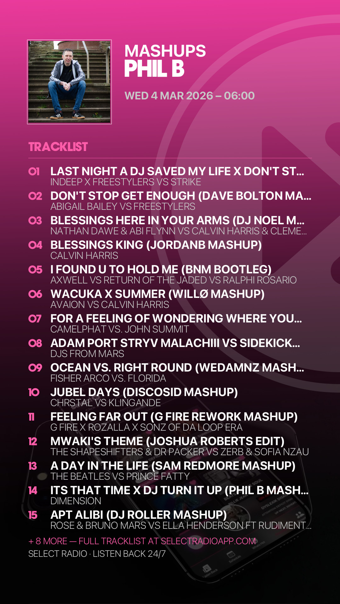 Tracklist Story Preview