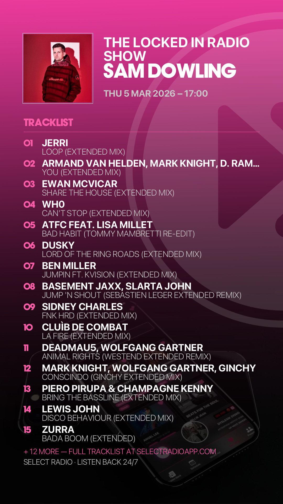 Tracklist Story Preview