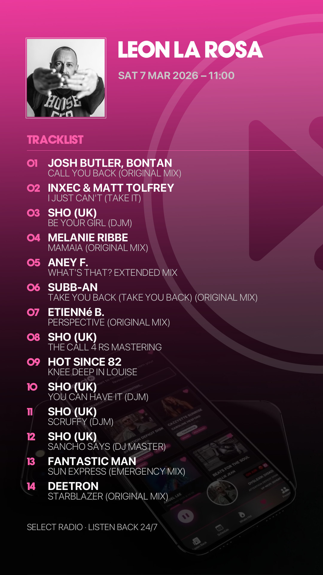 Tracklist Story Preview