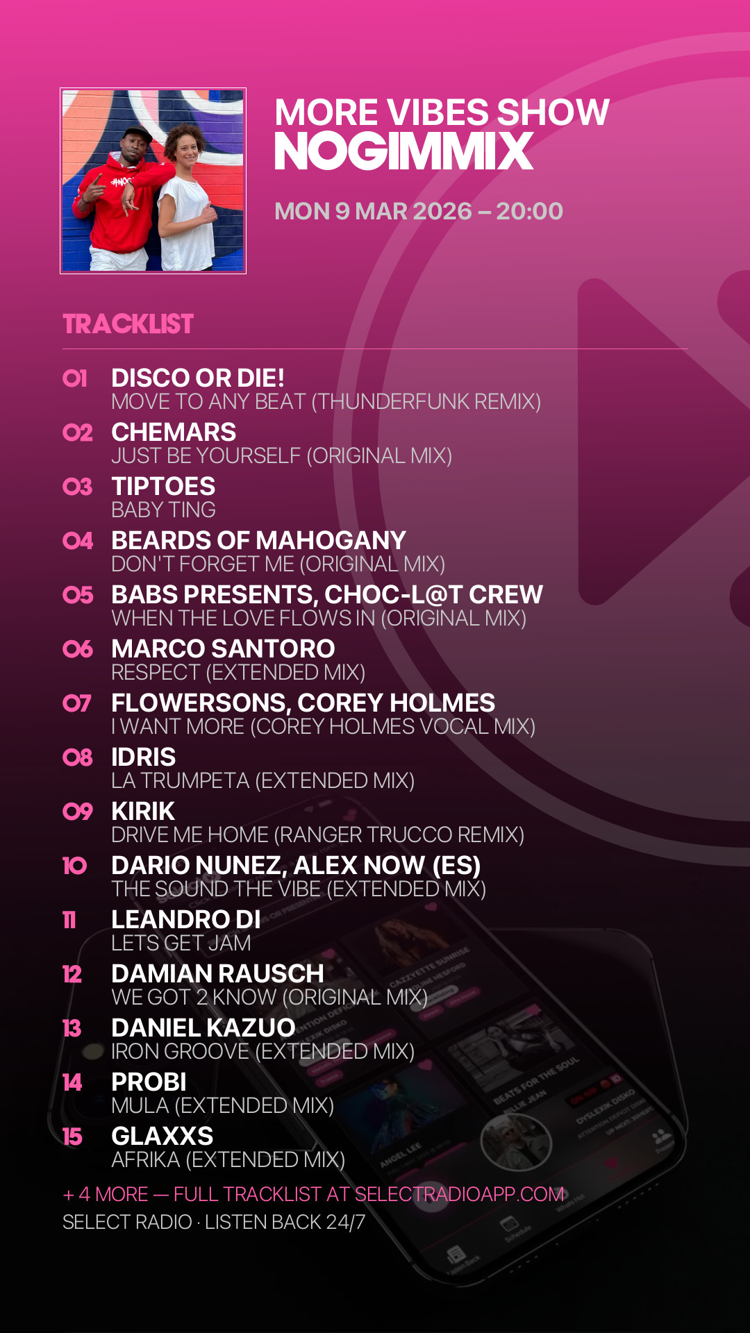 Tracklist Story Preview