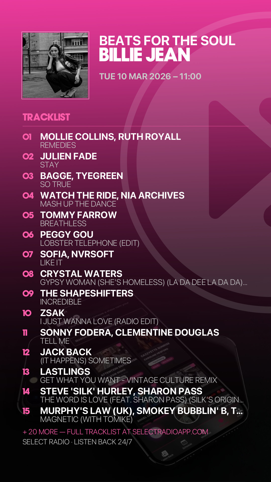 Tracklist Story Preview
