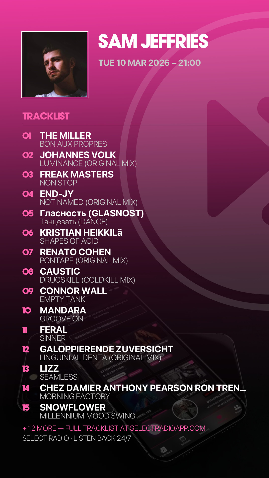 Tracklist Story Preview