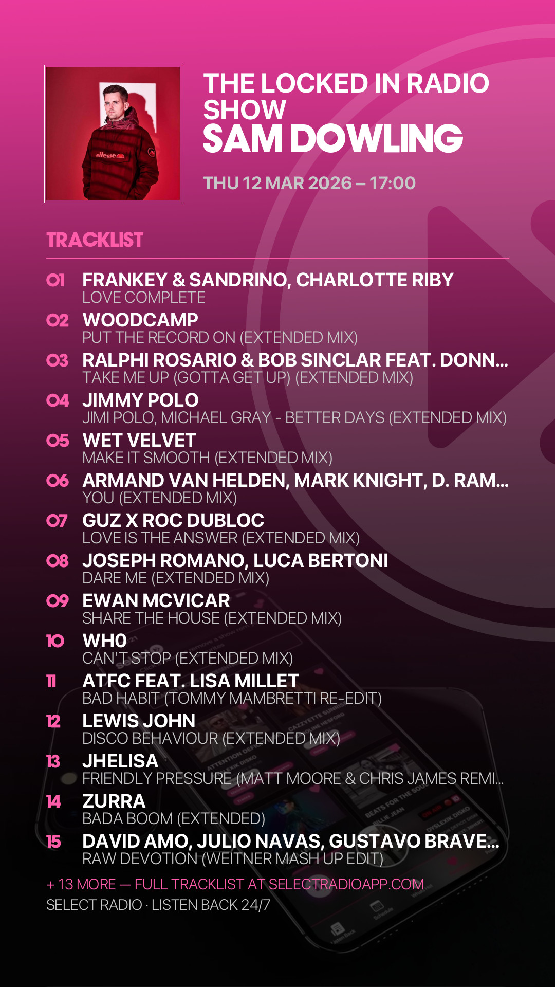 Tracklist Story Preview