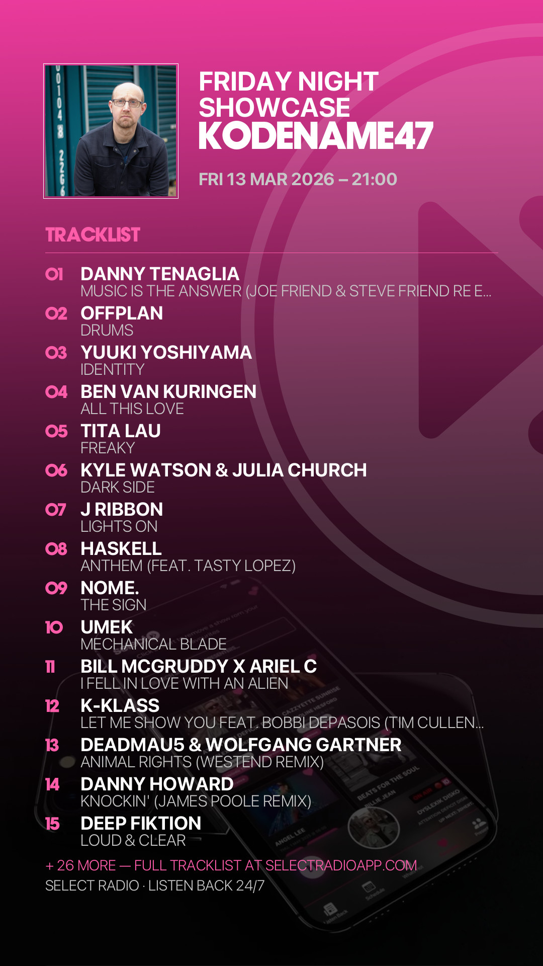 Tracklist Story Preview
