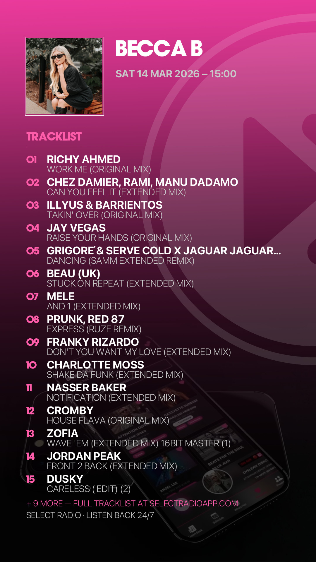 Tracklist Story Preview