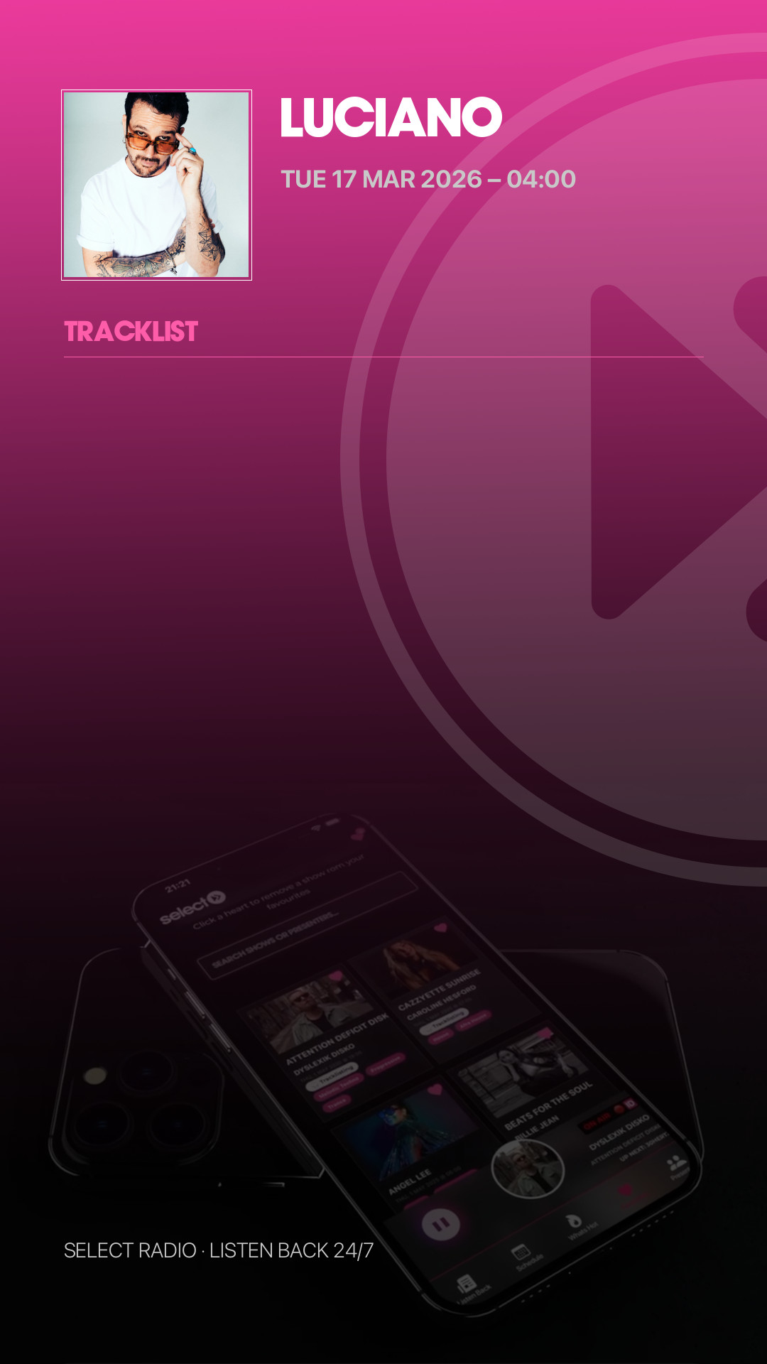 Tracklist Story Preview
