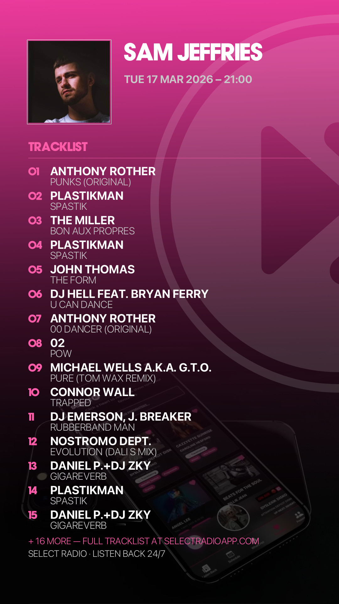 Tracklist Story Preview