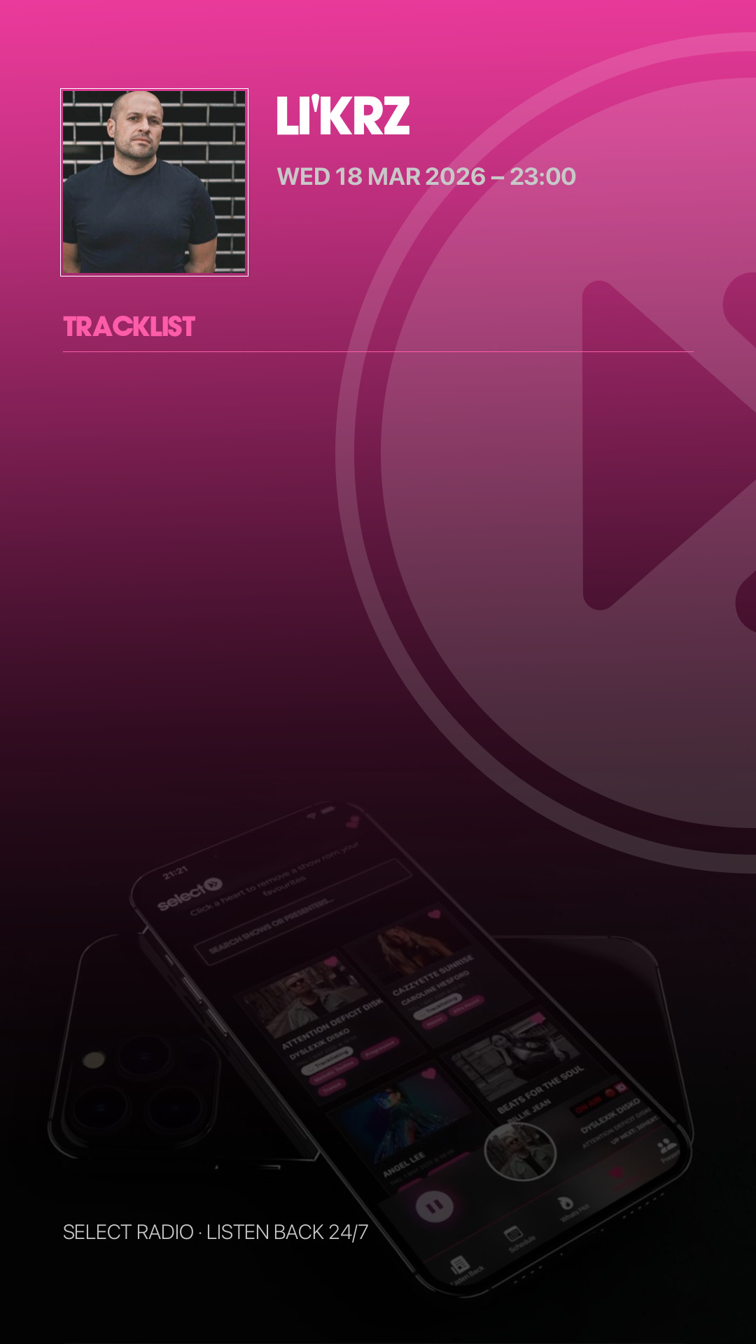 Tracklist Story Preview