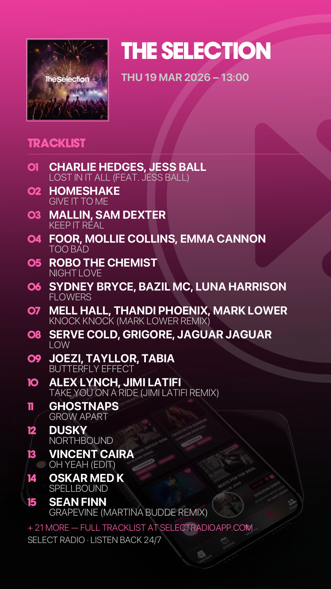 Tracklist Story Preview