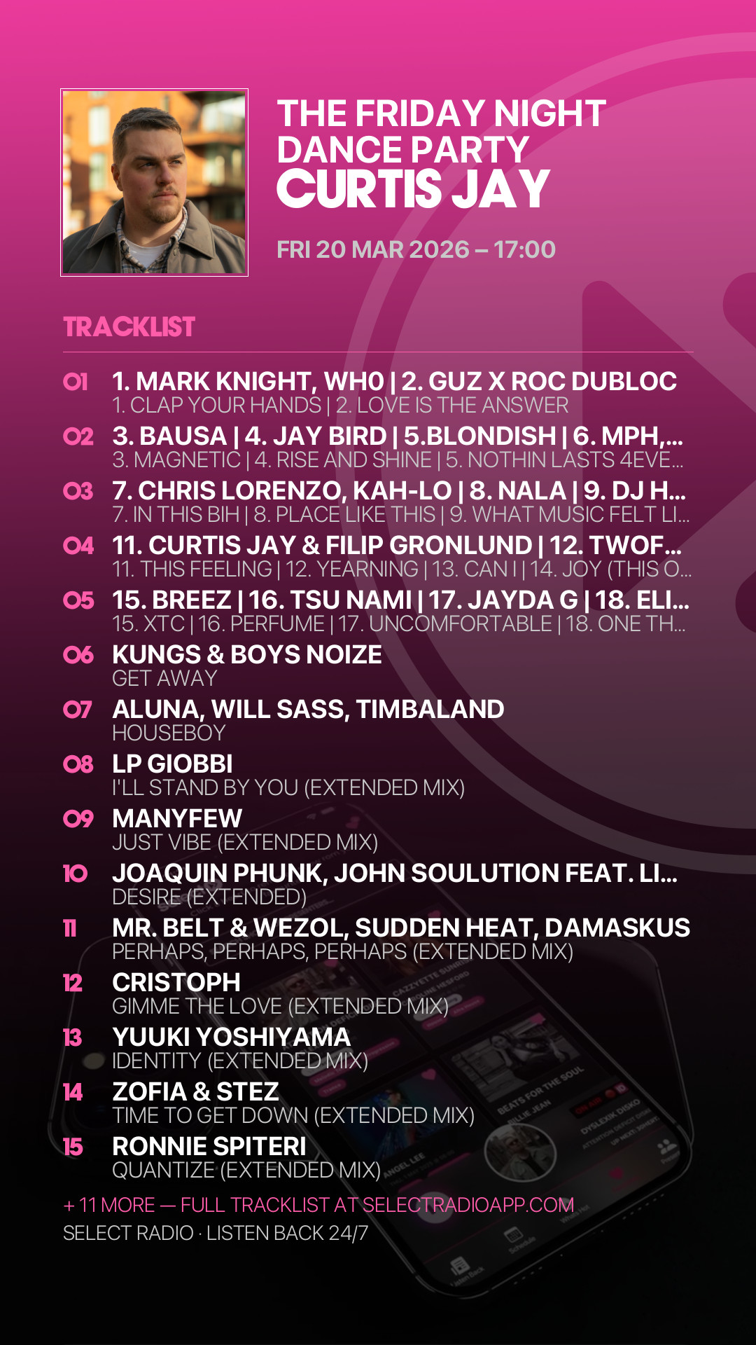 Tracklist Story Preview