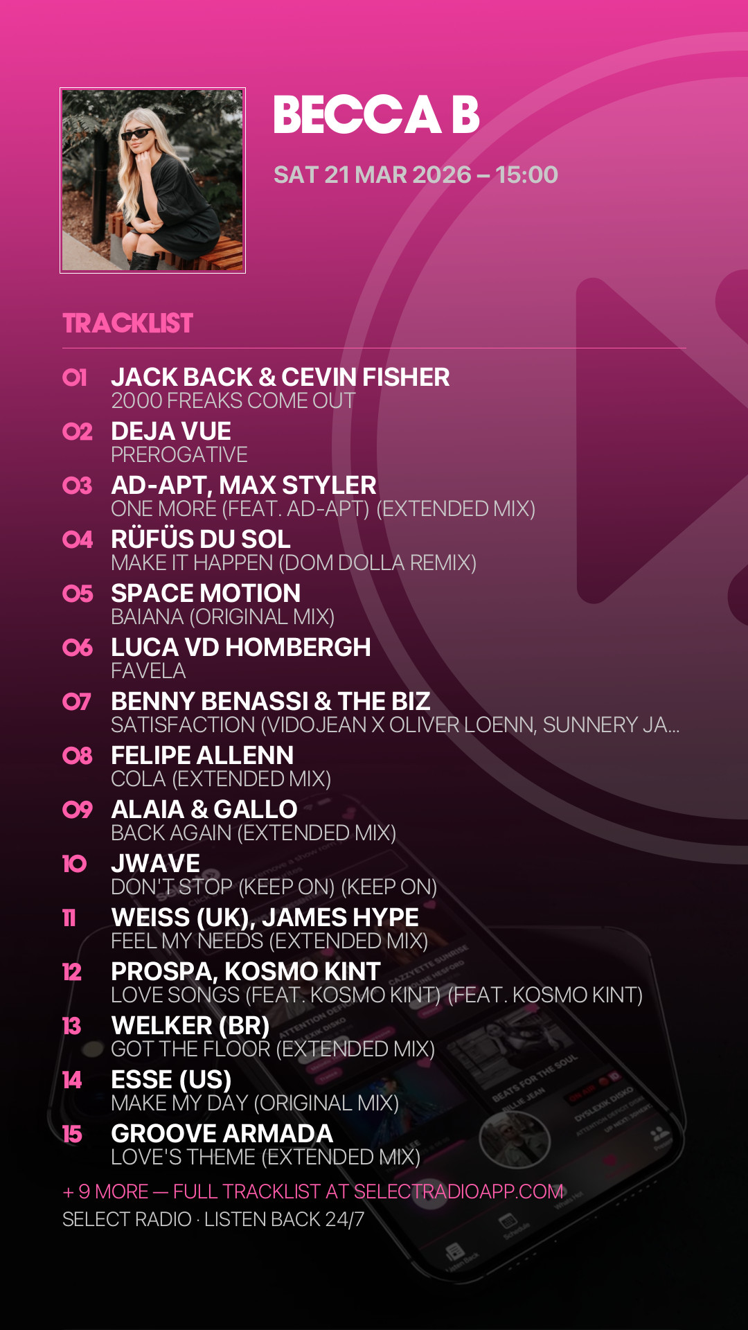 Tracklist Story Preview