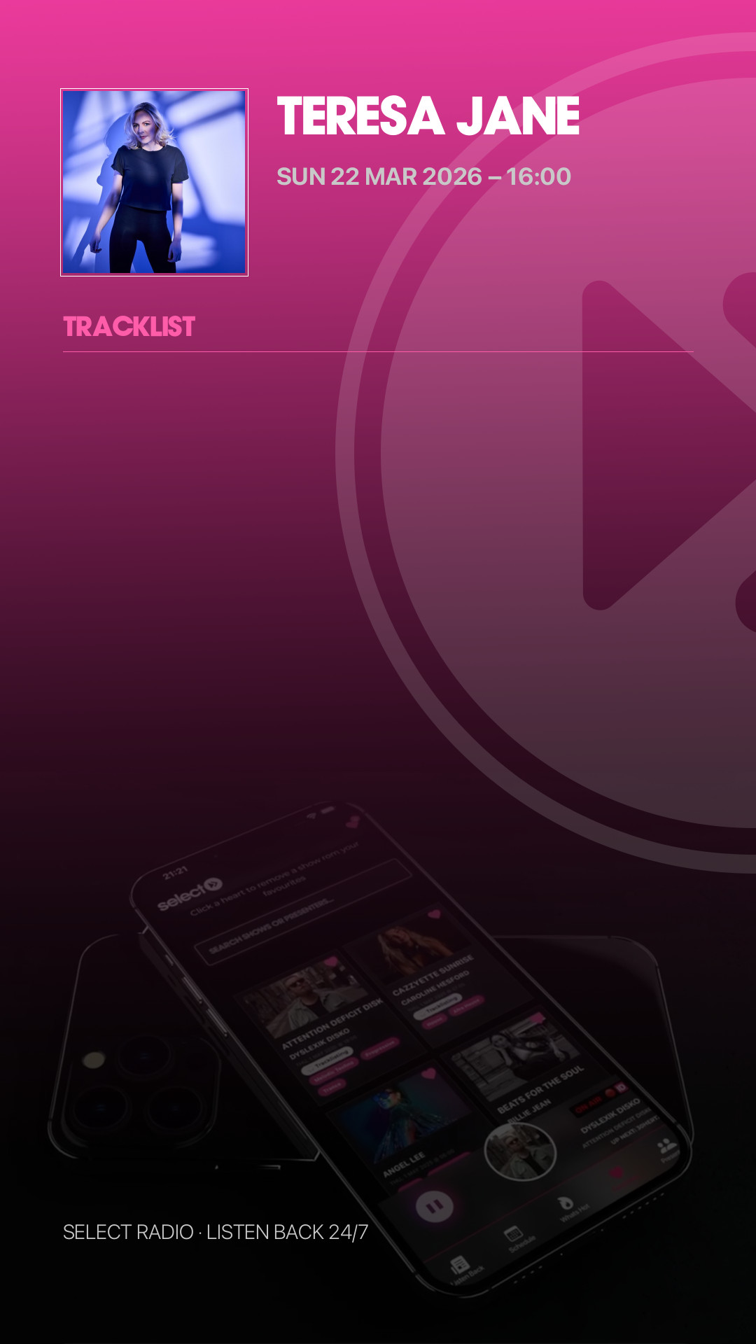 Tracklist Story Preview