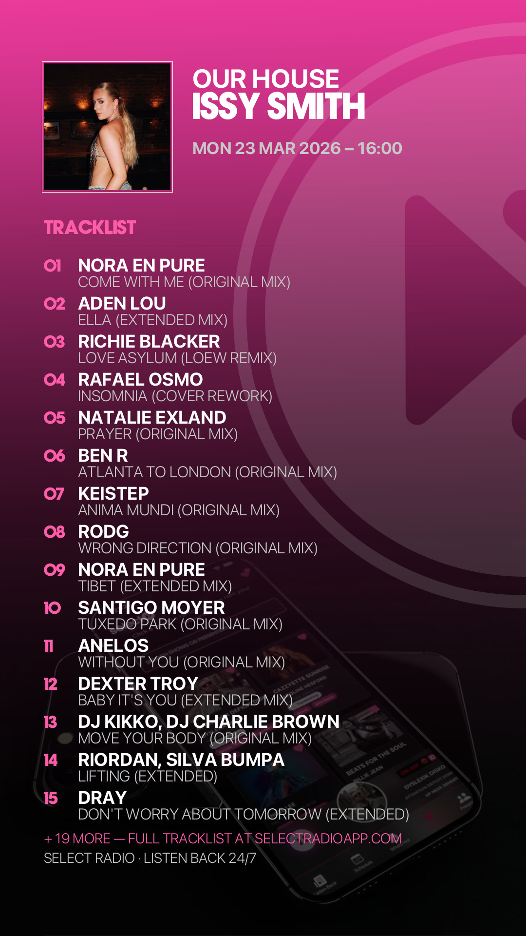 Tracklist Story Preview