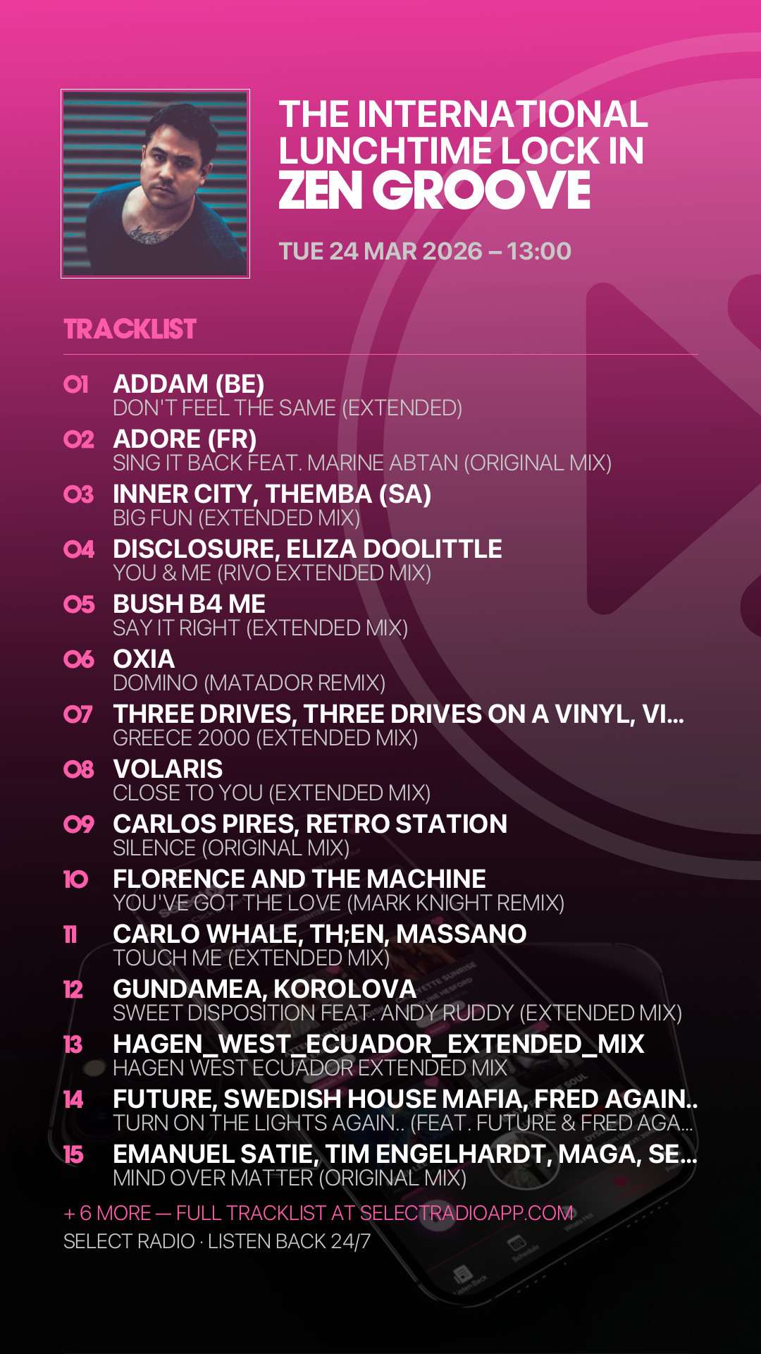 Tracklist Story Preview