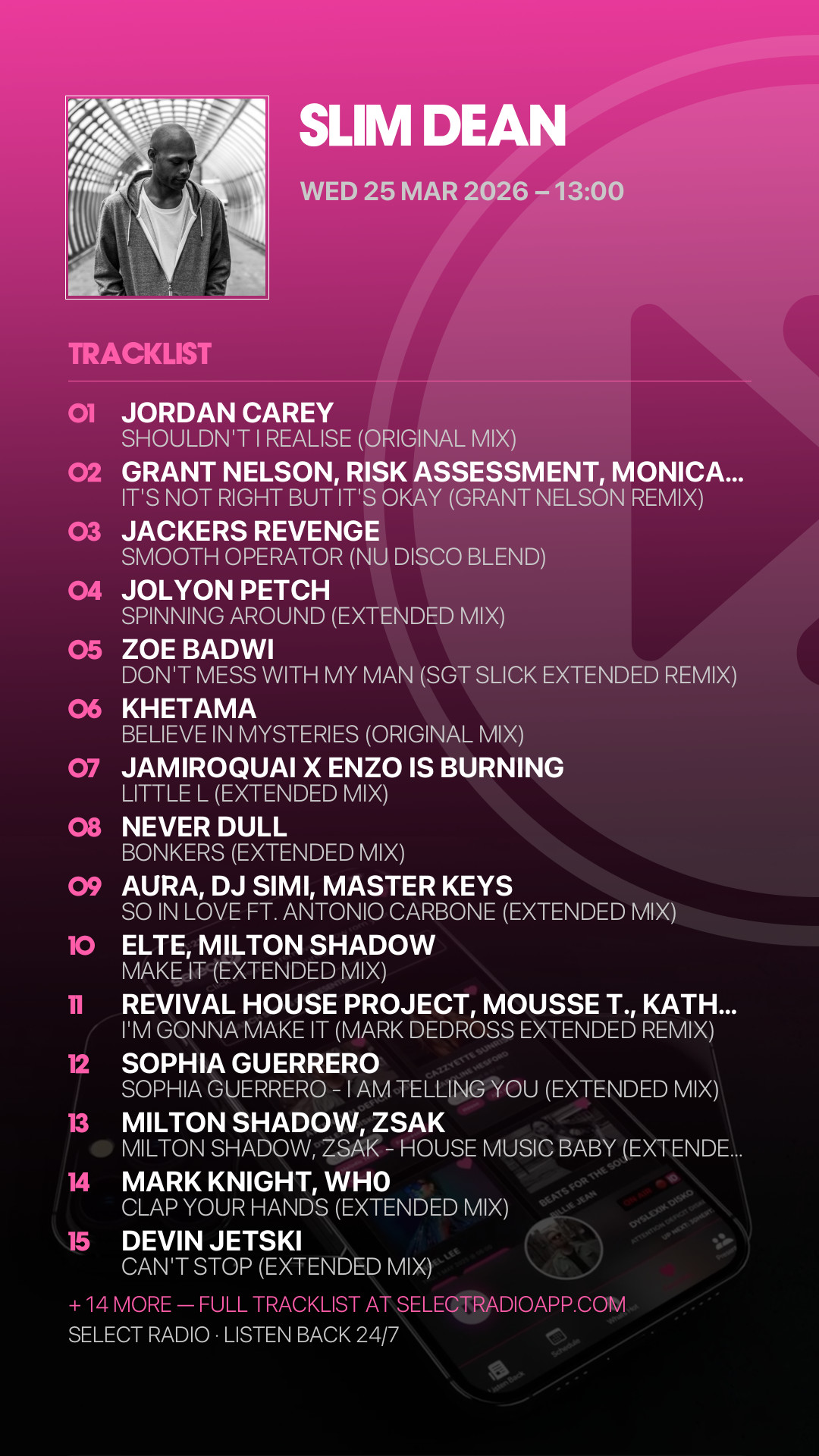 Tracklist Story Preview