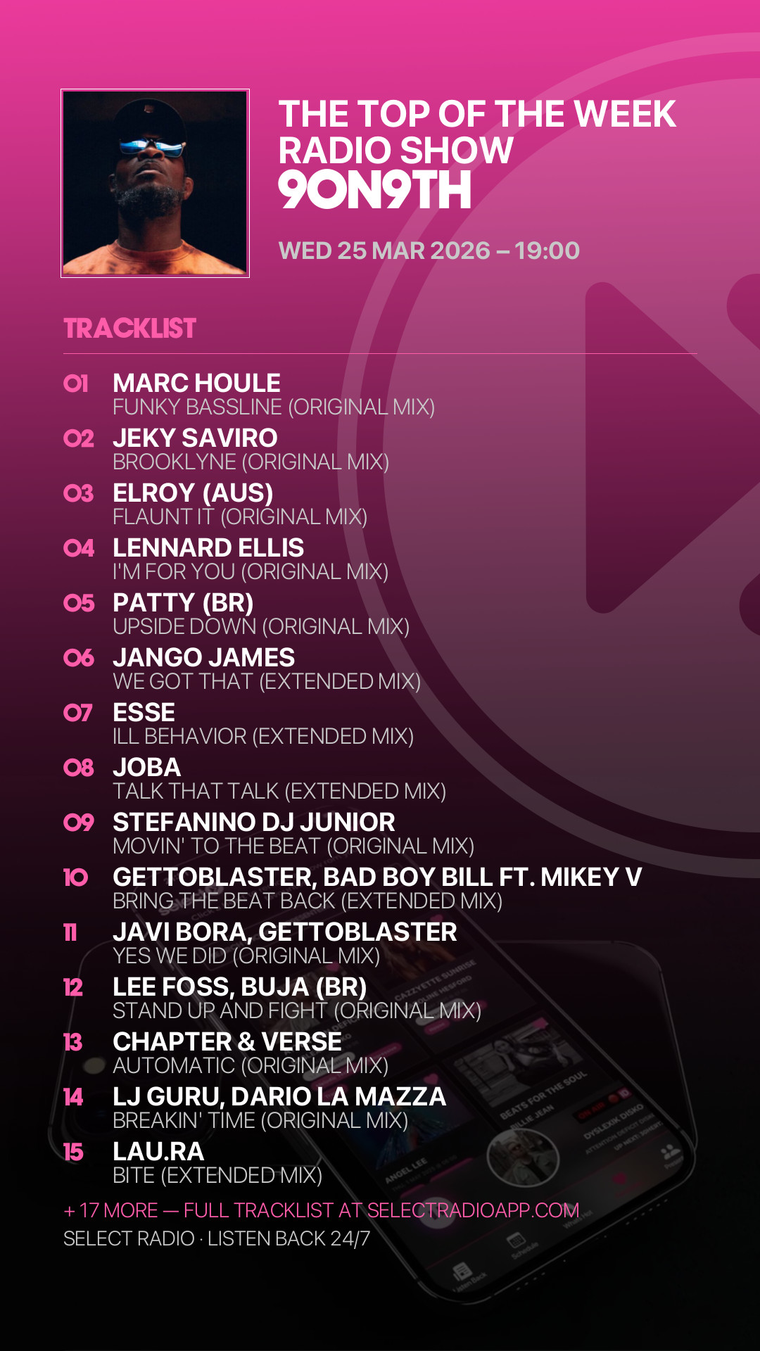 Tracklist Story Preview