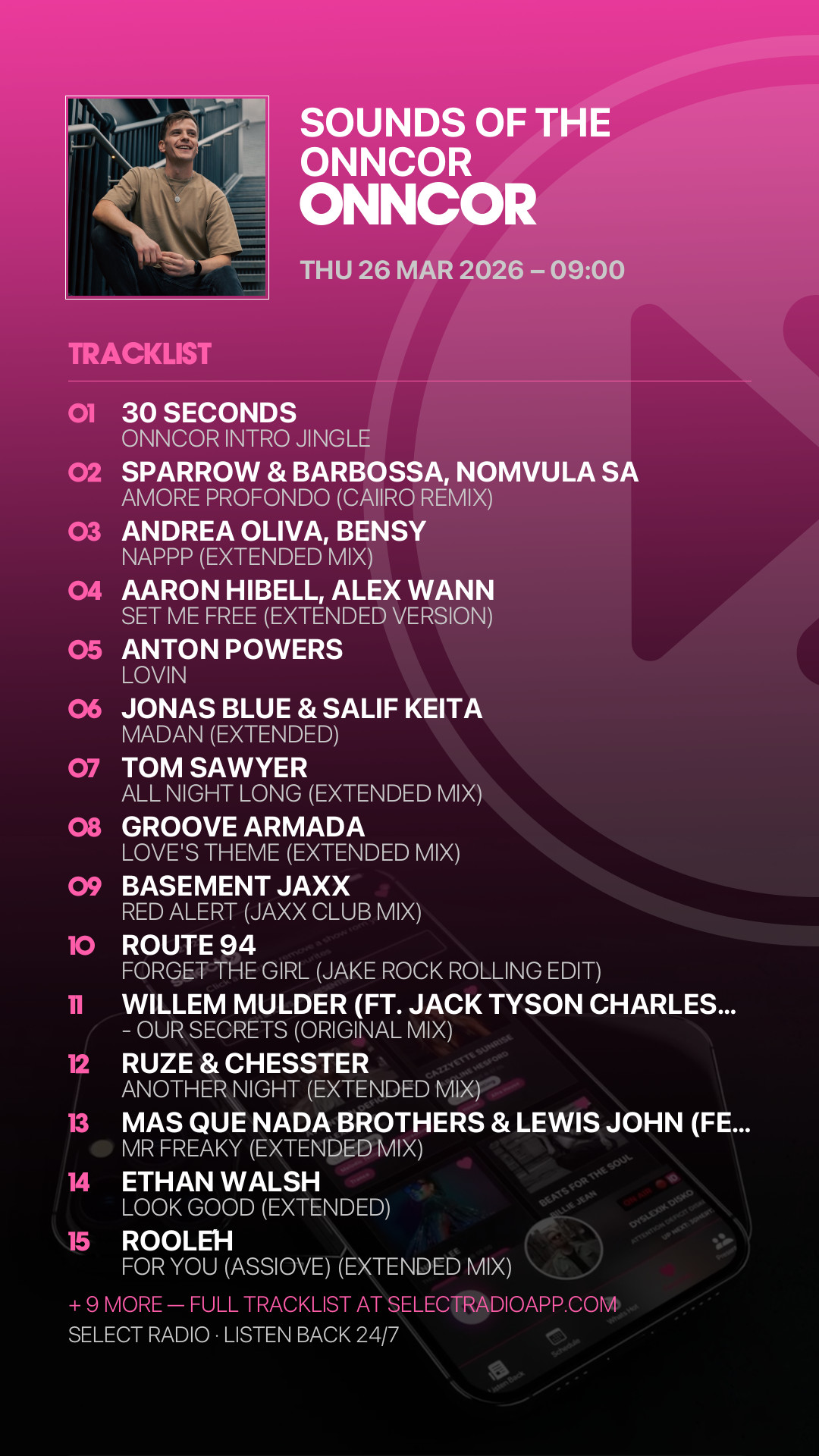 Tracklist Story Preview