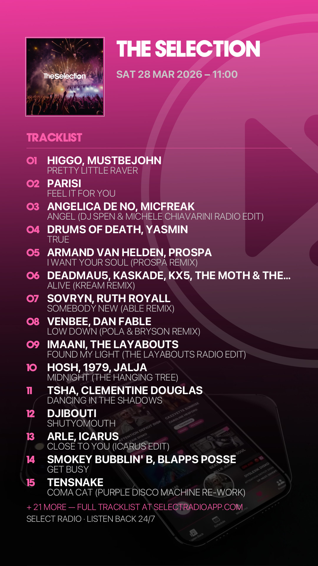 Tracklist Story Preview