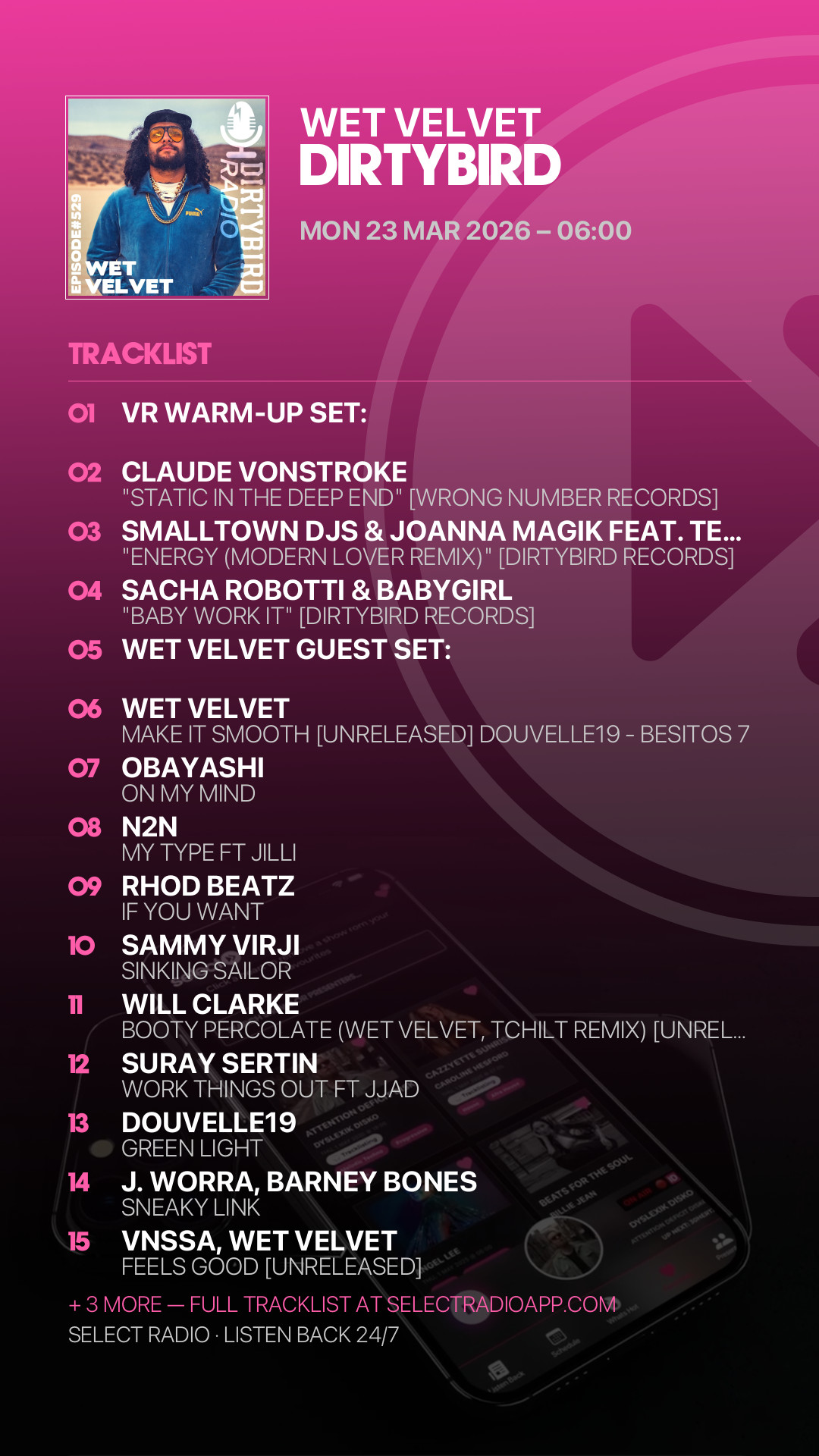 Tracklist Story Preview