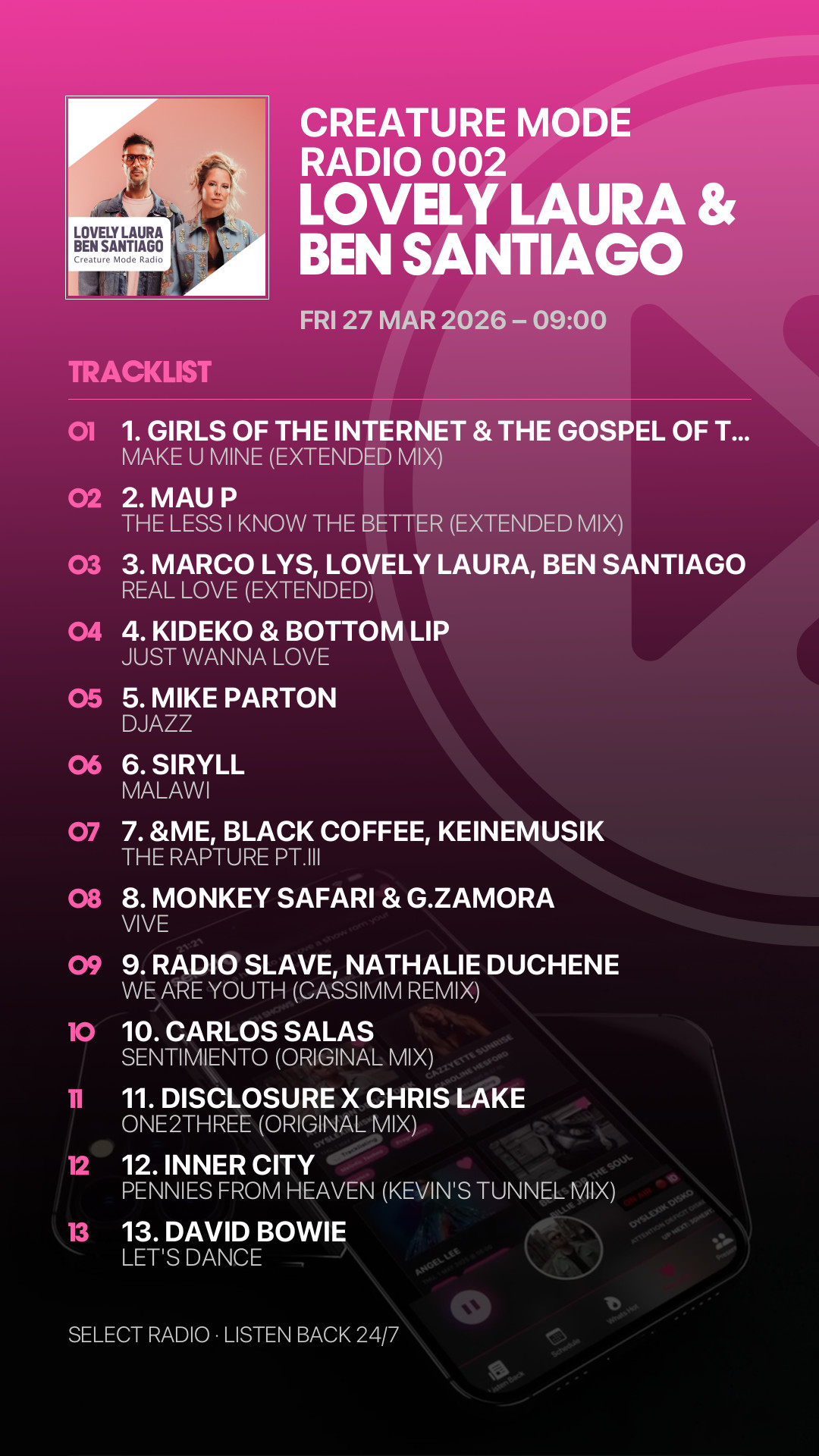 Tracklist Story Preview