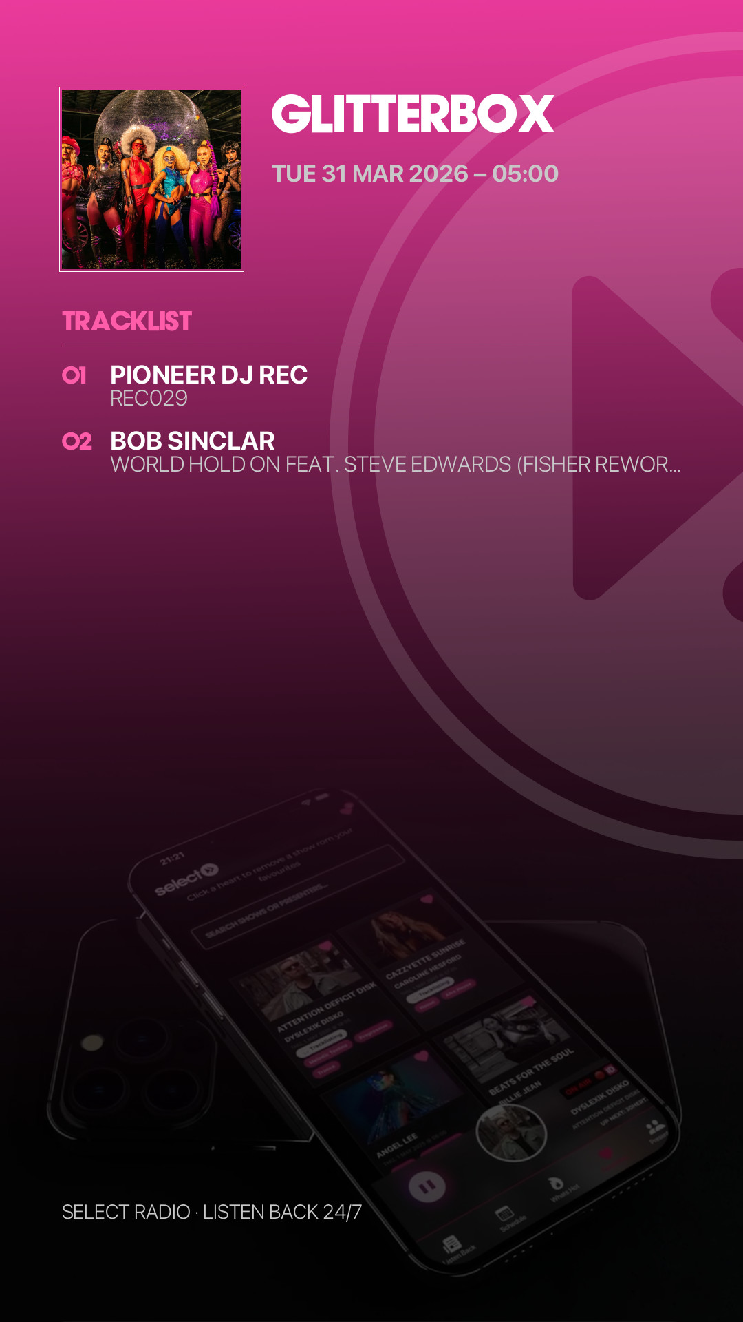 Tracklist Story Preview