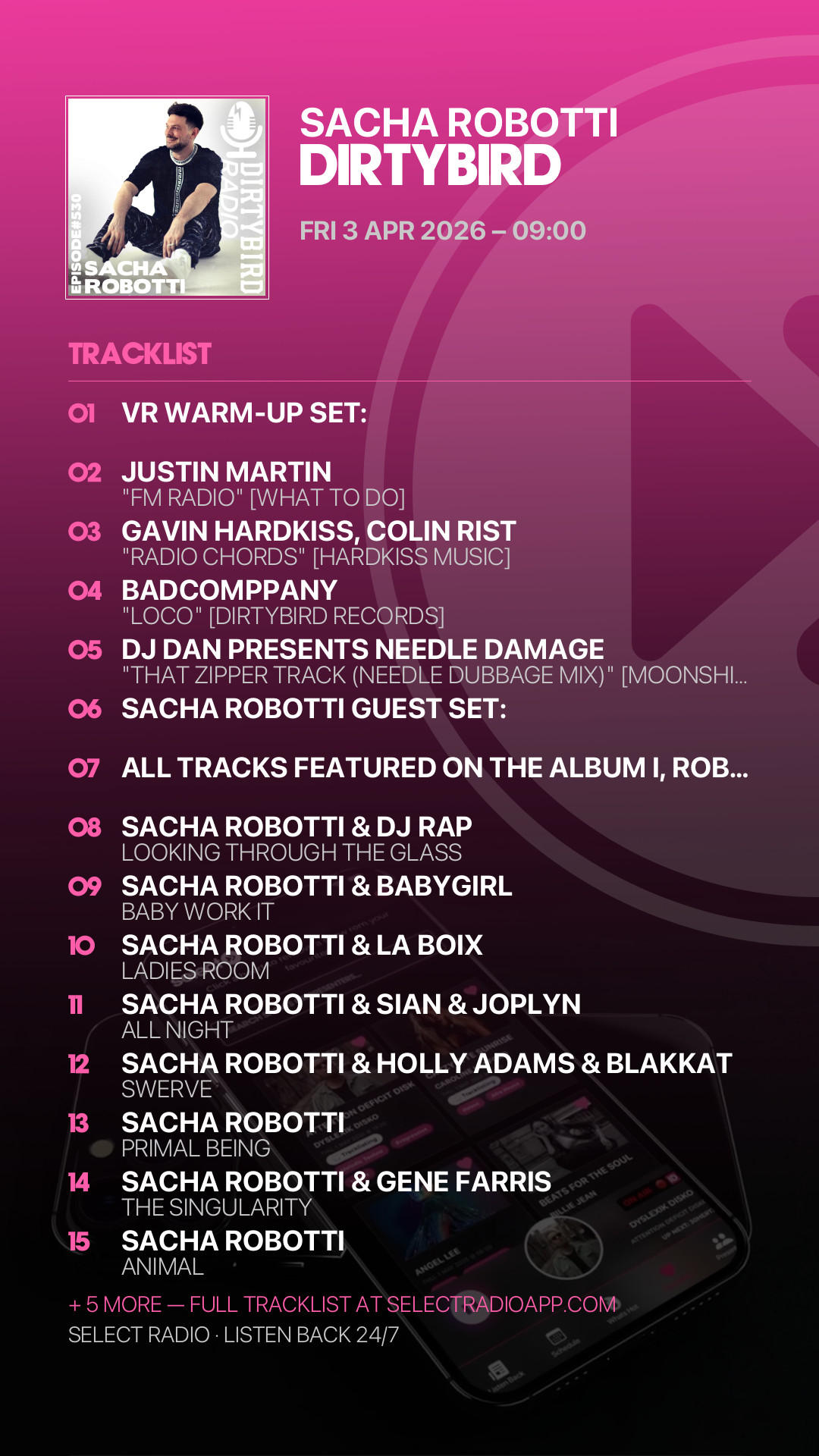 Tracklist Story Preview