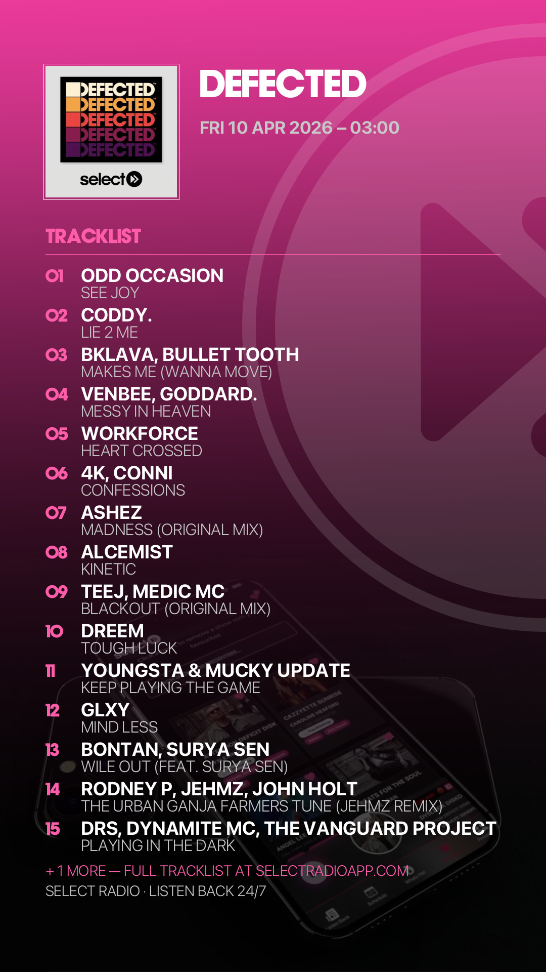 Tracklist Story Preview