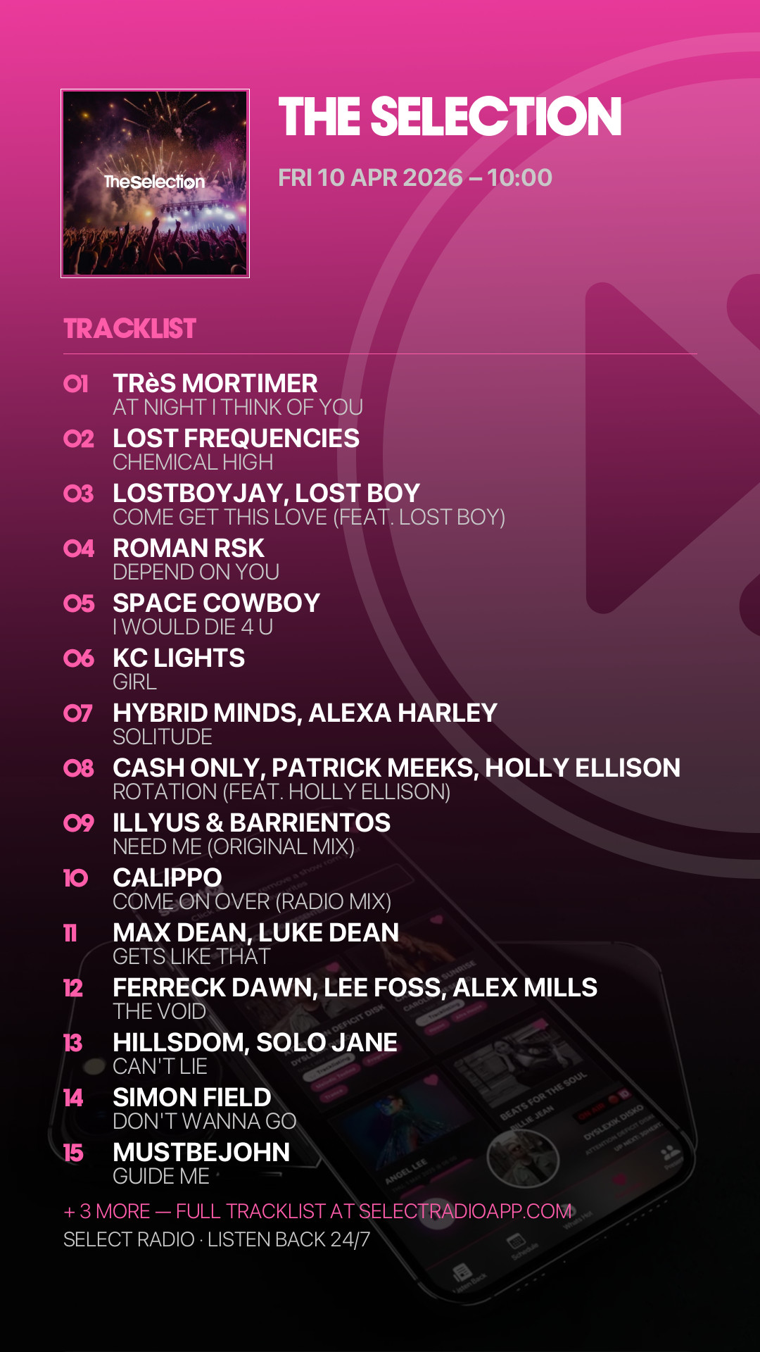 Tracklist Story Preview