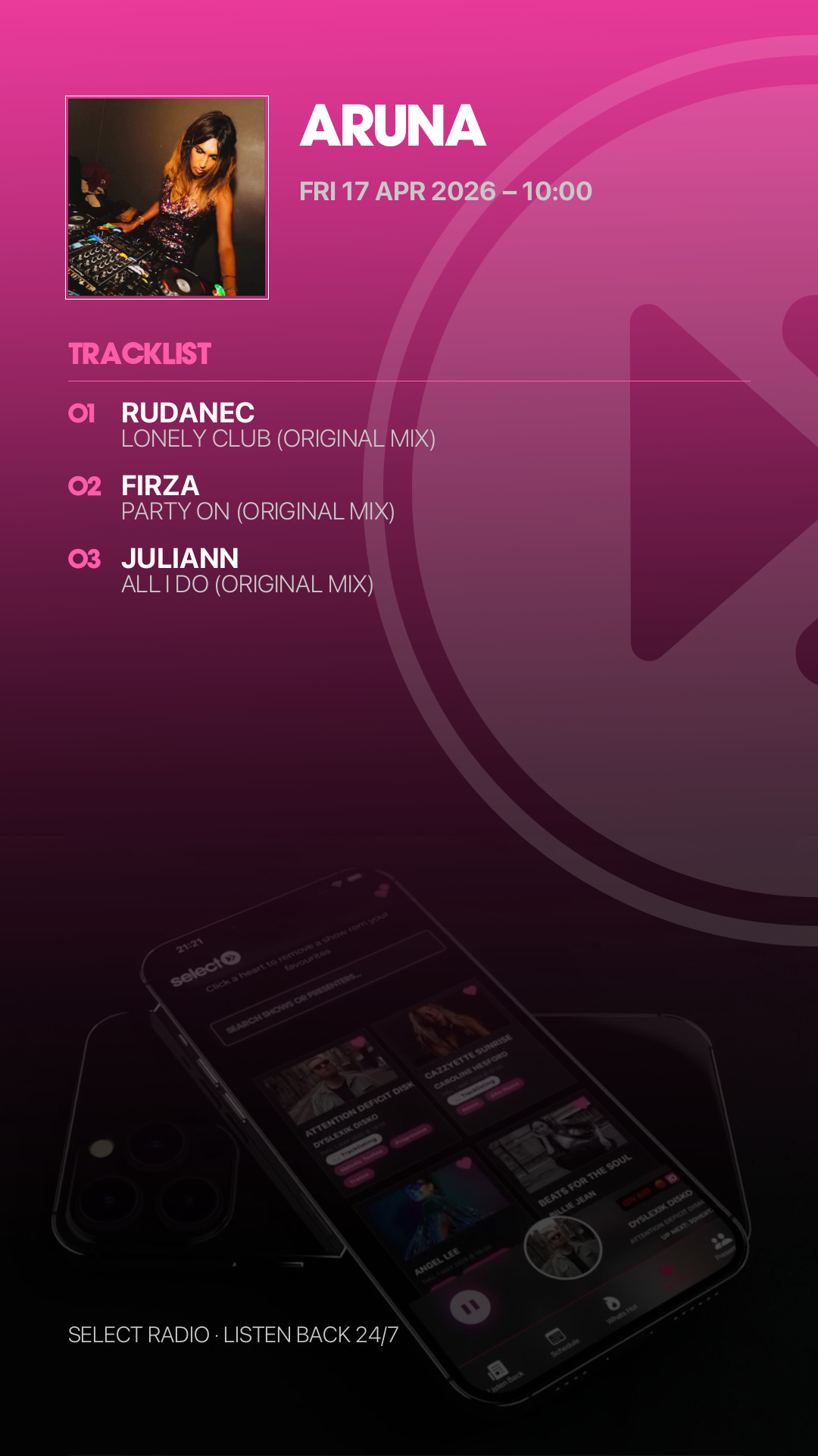 Tracklist Story Preview