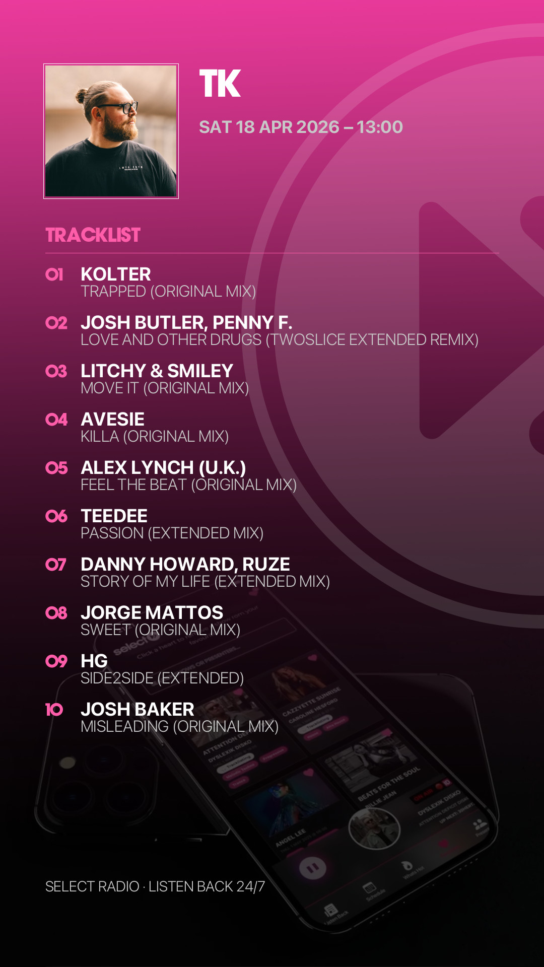 Tracklist Story Preview