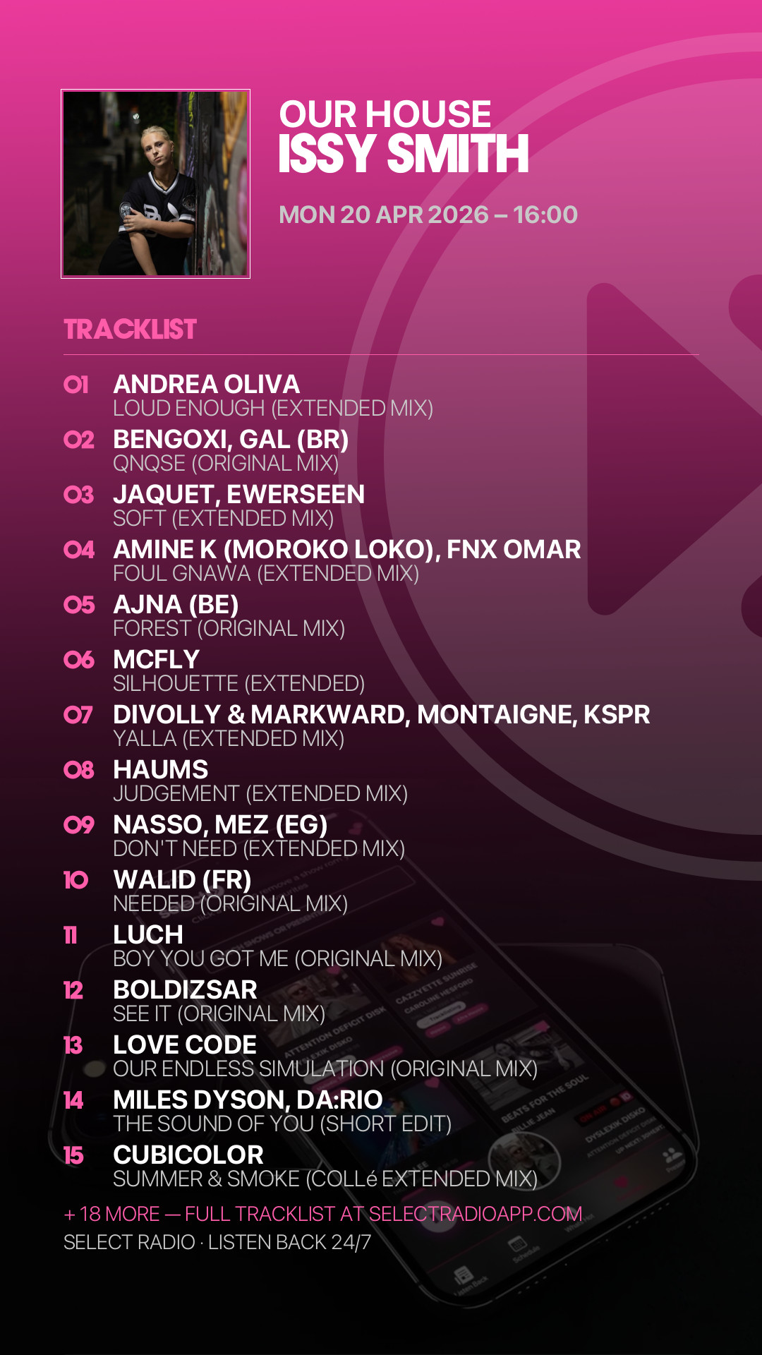 Tracklist Story Preview