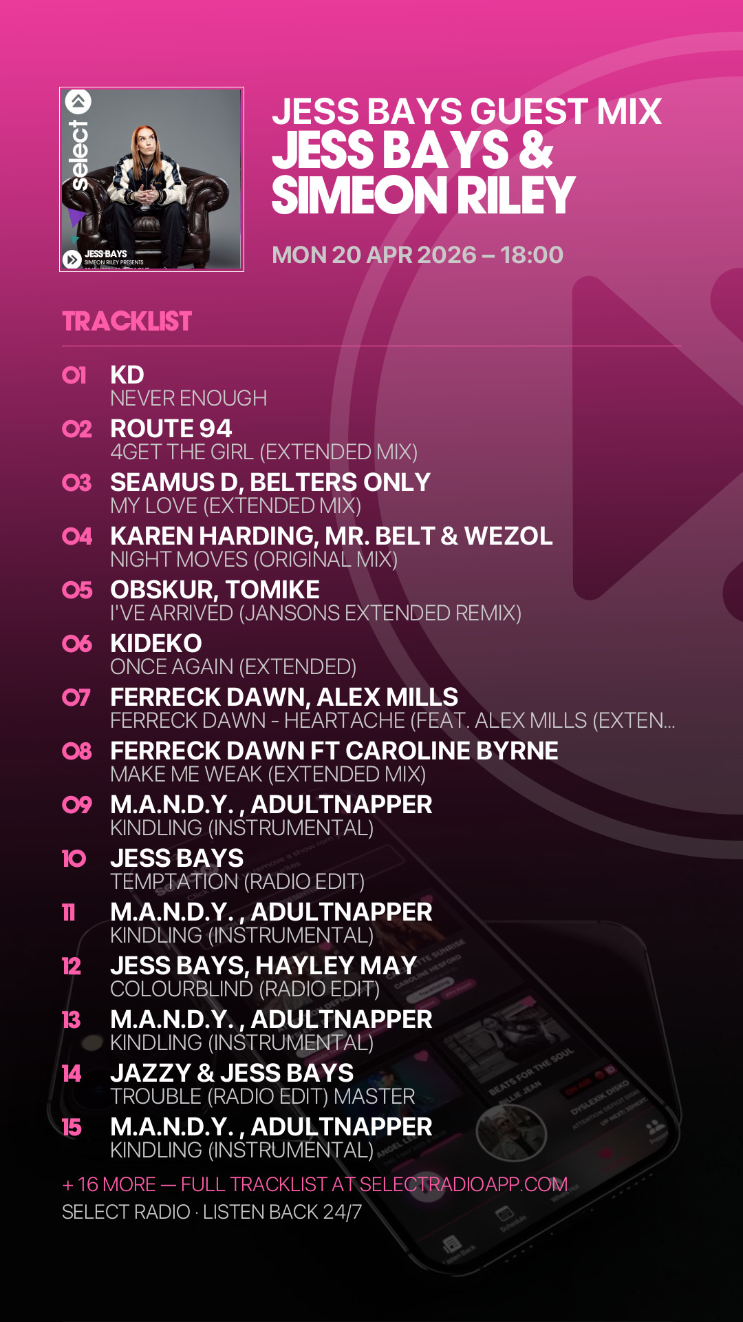 Tracklist Story Preview