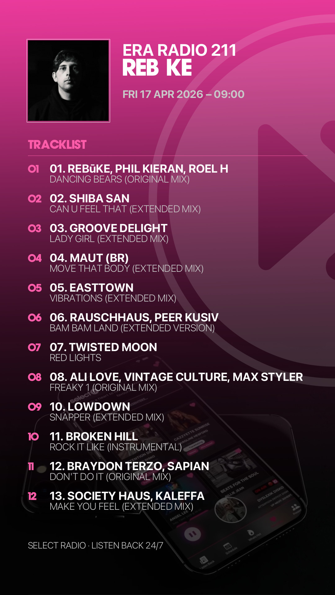 Tracklist Story Preview