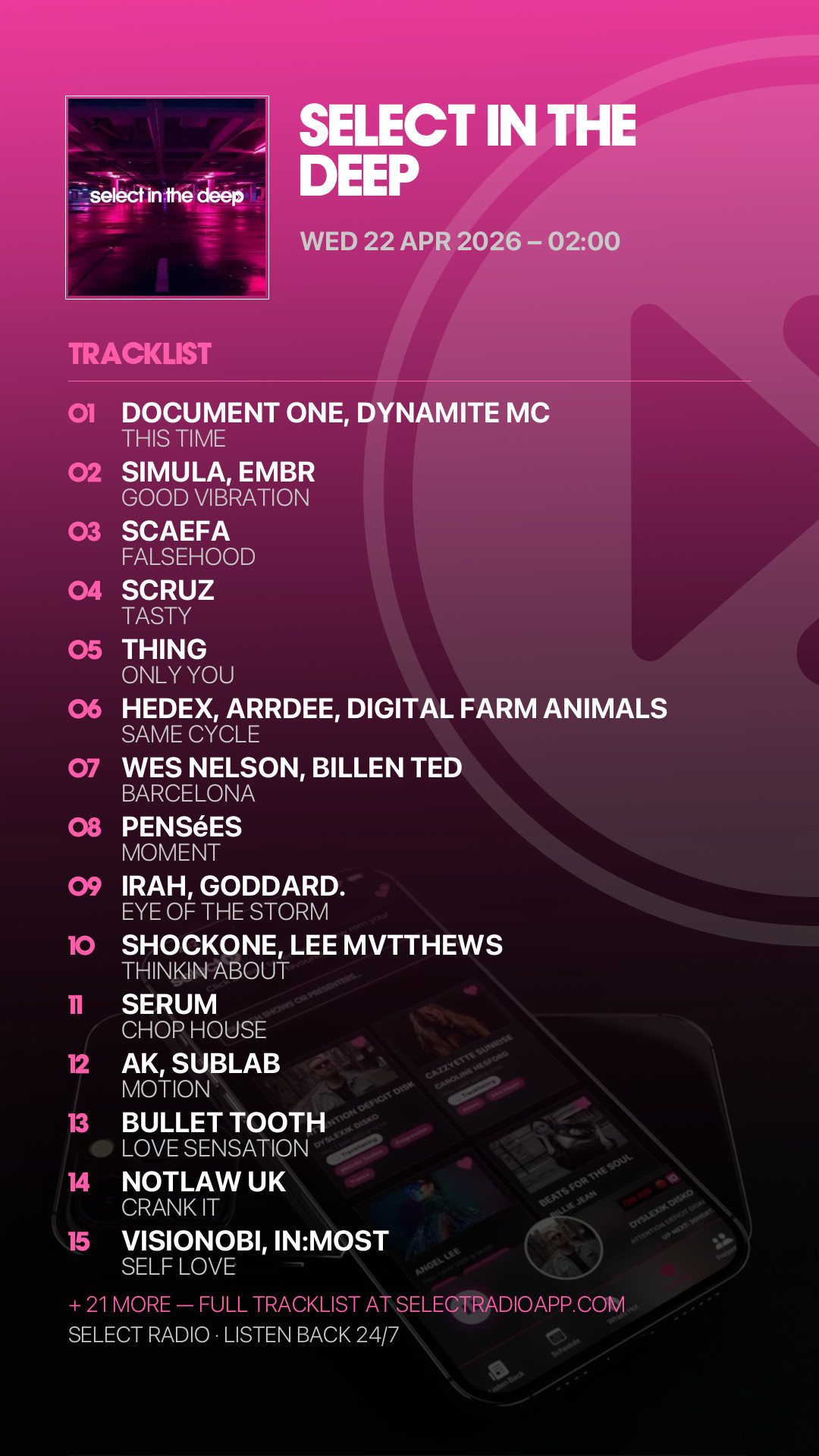 Tracklist Story Preview