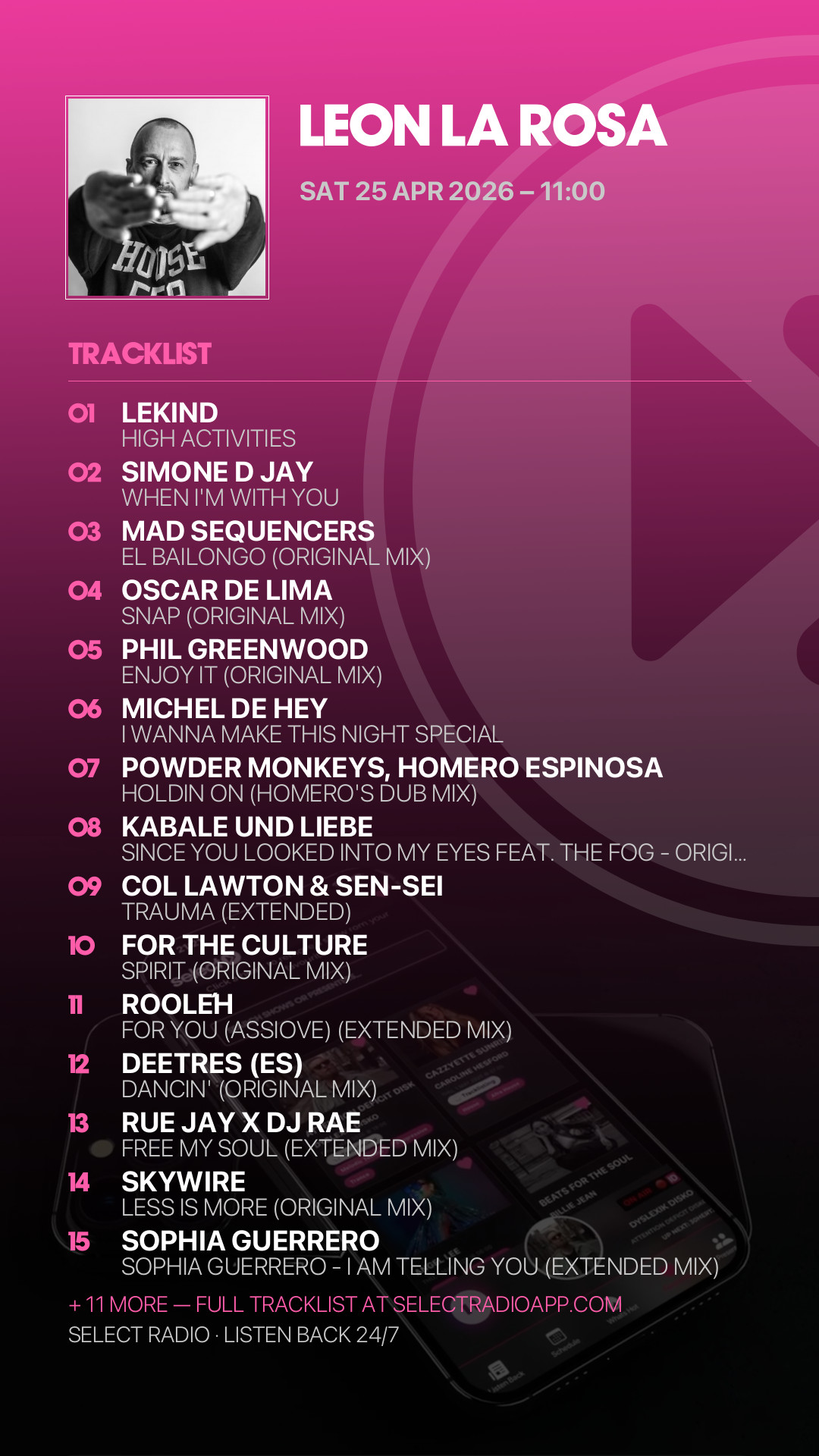 Tracklist Story Preview