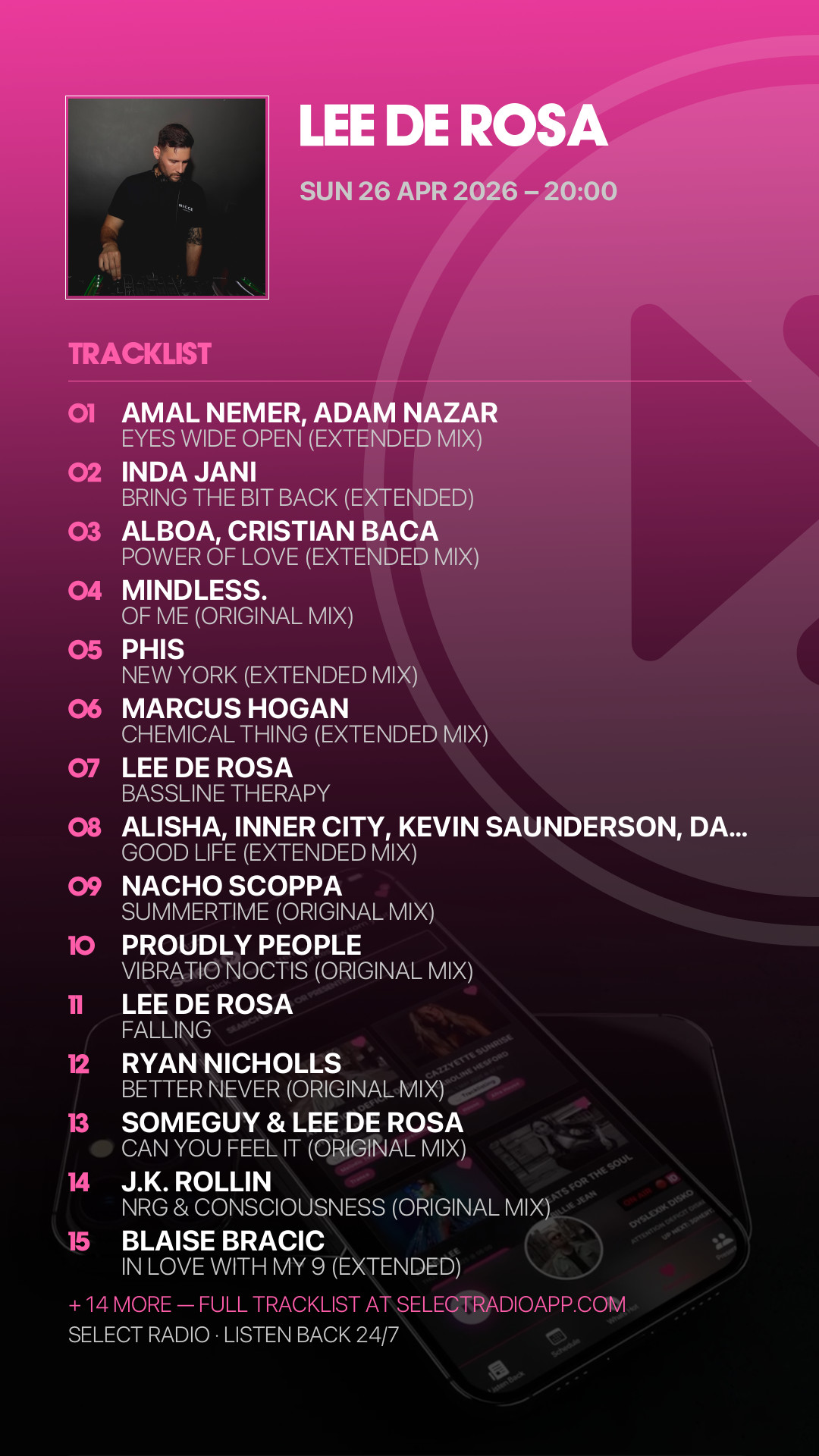 Tracklist Story Preview