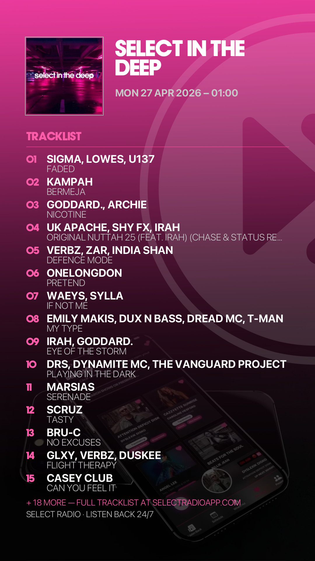 Tracklist Story Preview
