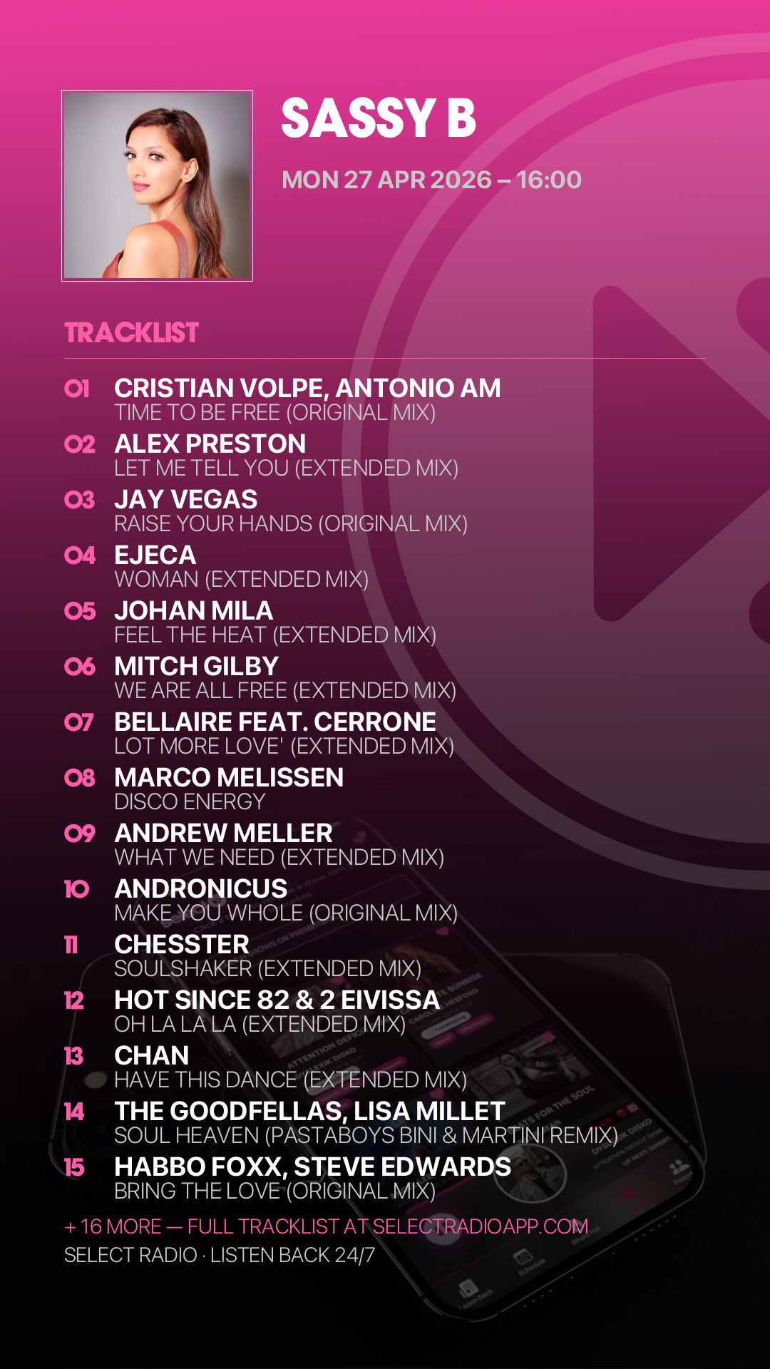 Tracklist Story Preview